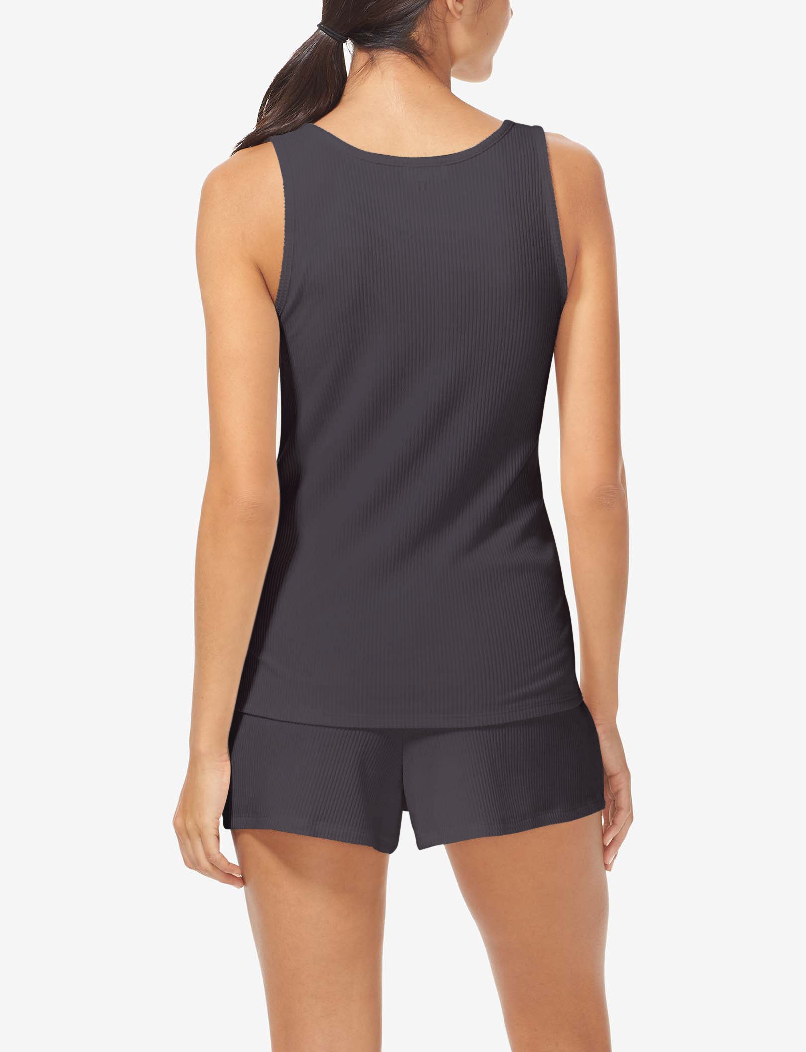 Women's Zen Ribbed Tank::Phantom