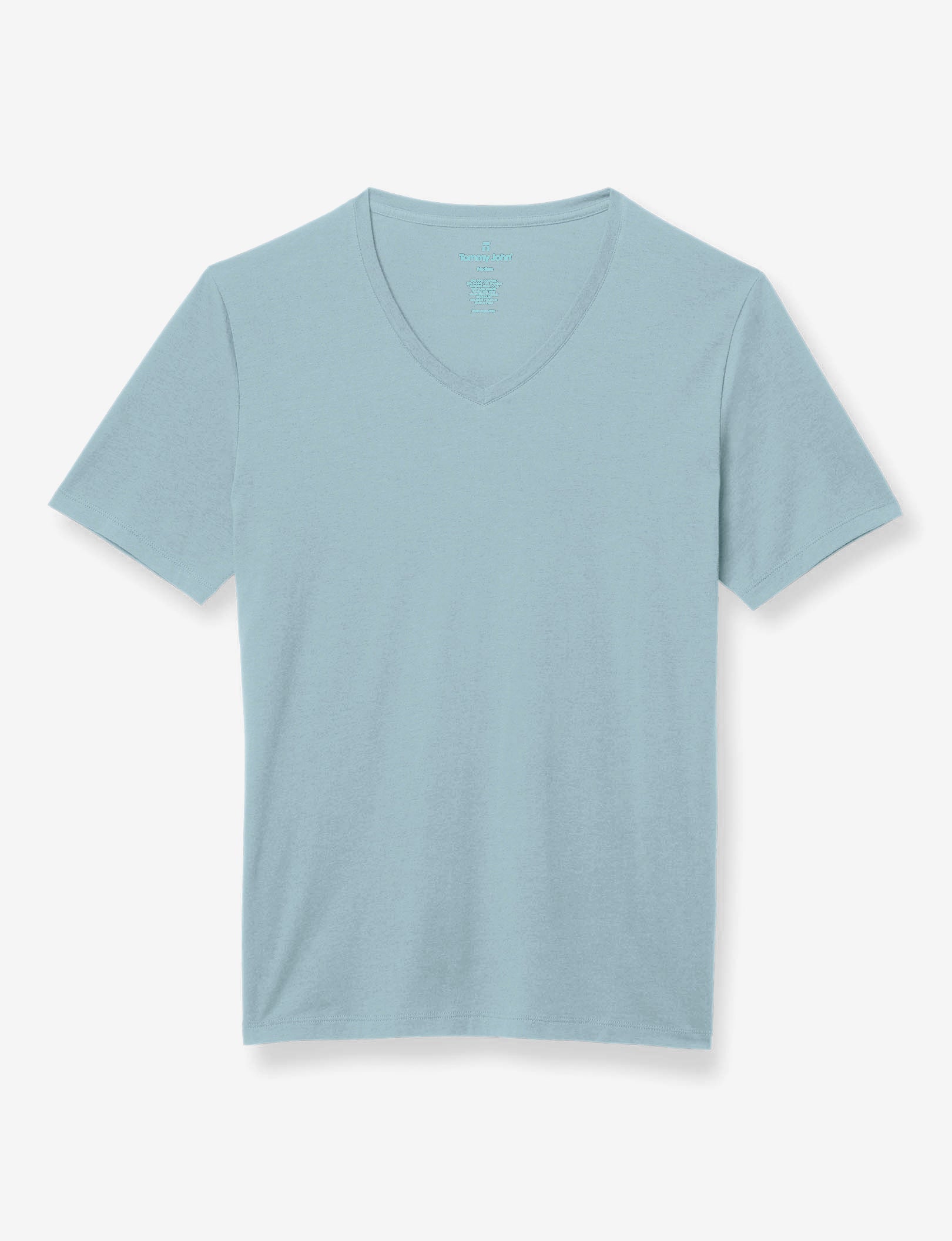 Second Skin V-Neck Tee::Slate