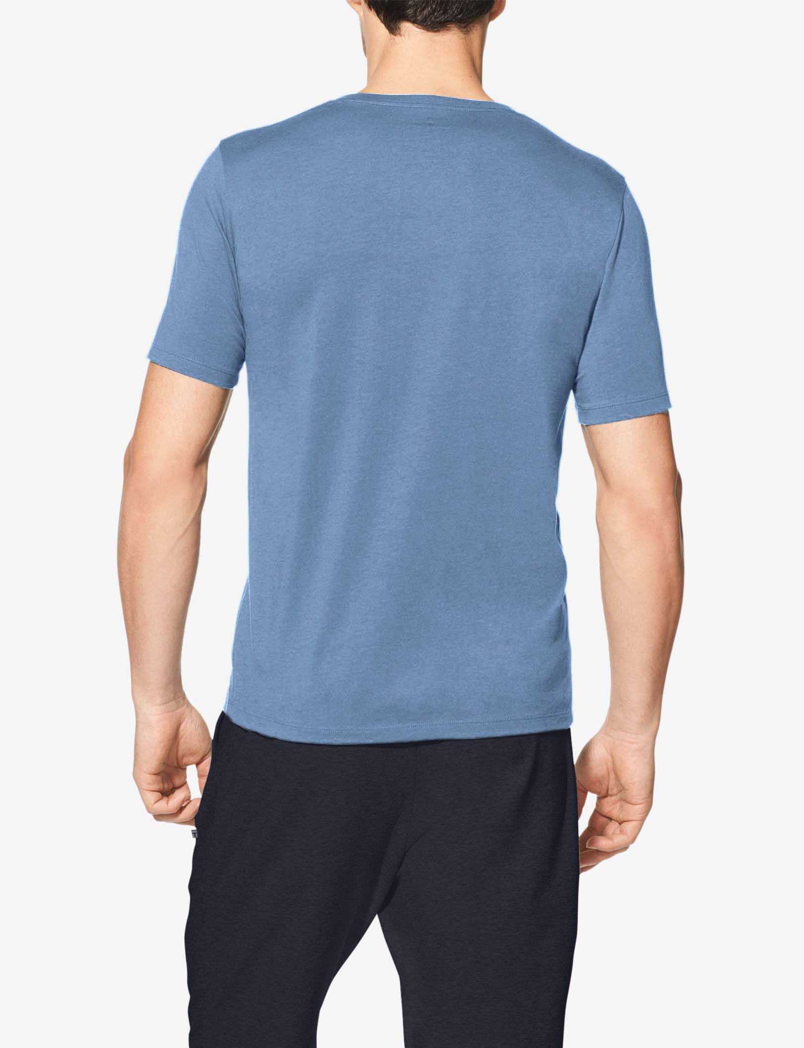 Second Skin V-Neck Tee::Bering Sea