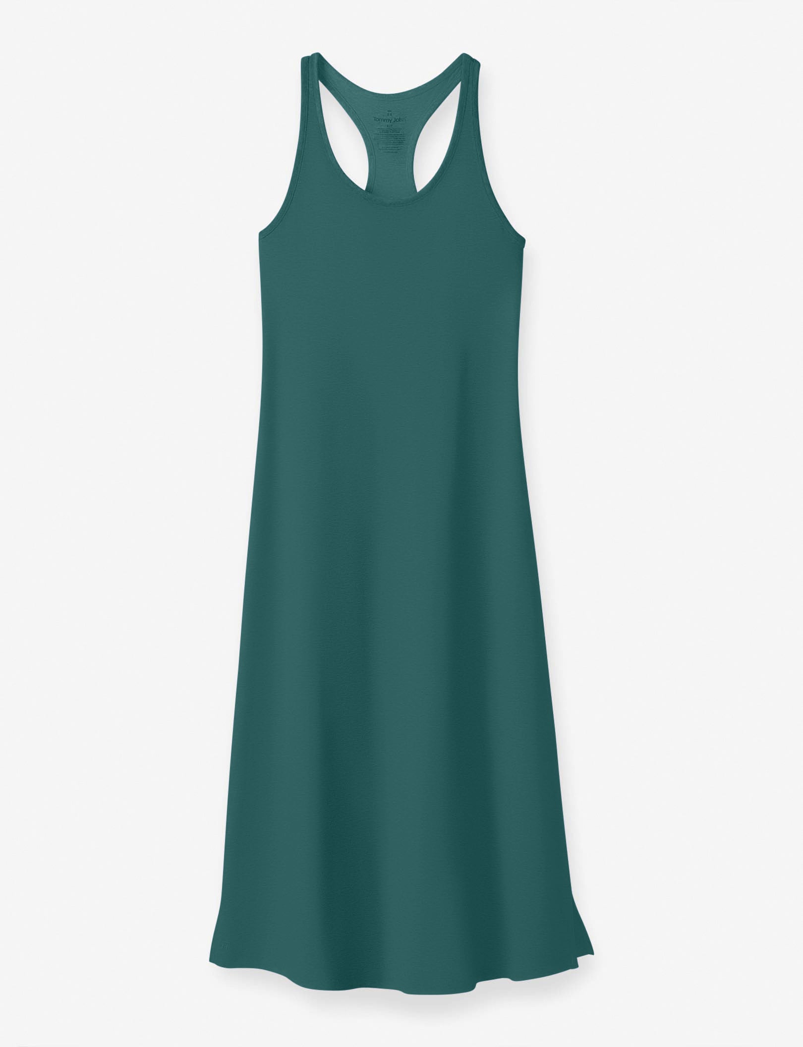 Women's Second Skin Racerback Dress::Mallard Green