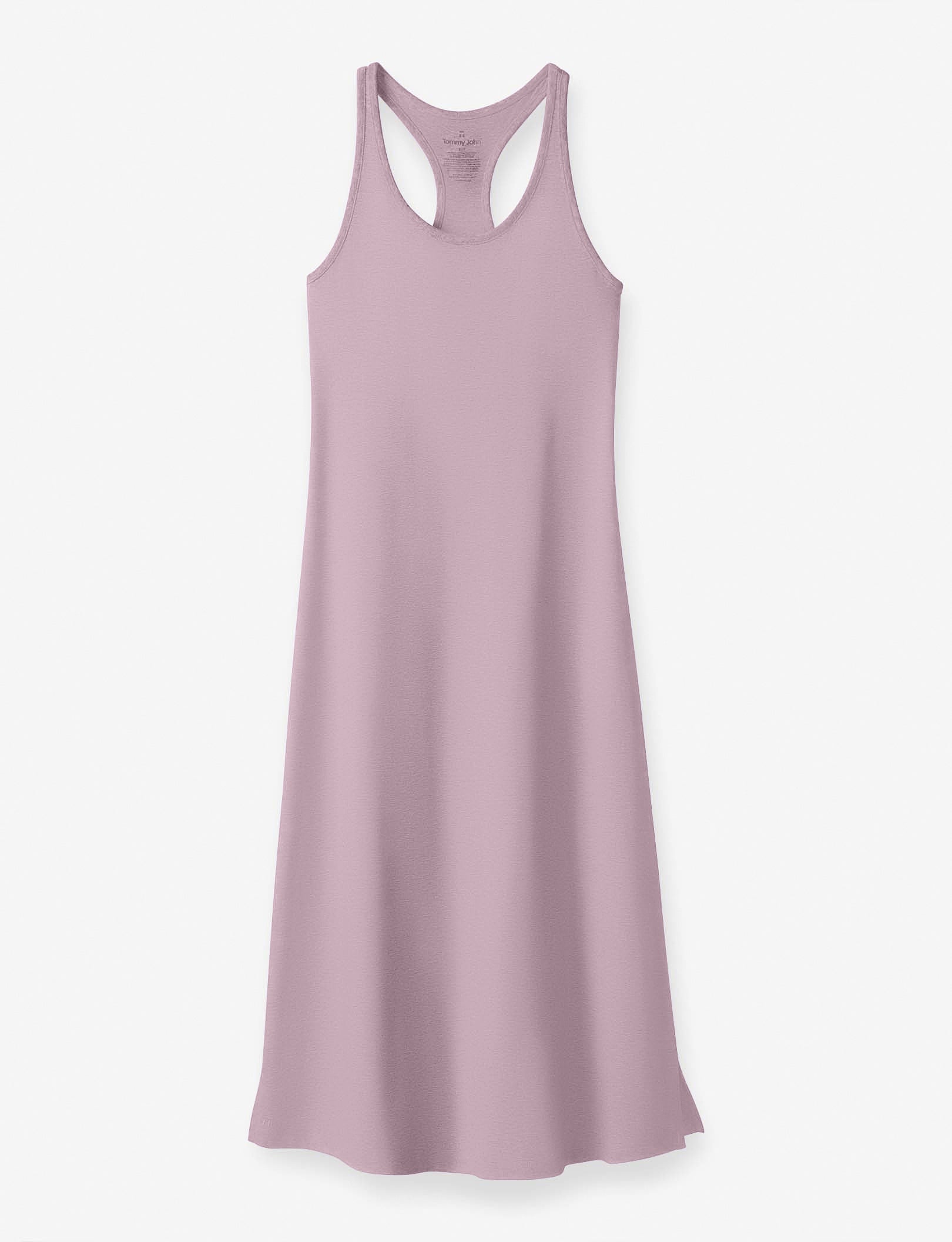 Women's Second Skin Racerback Dress::Dawn Pink