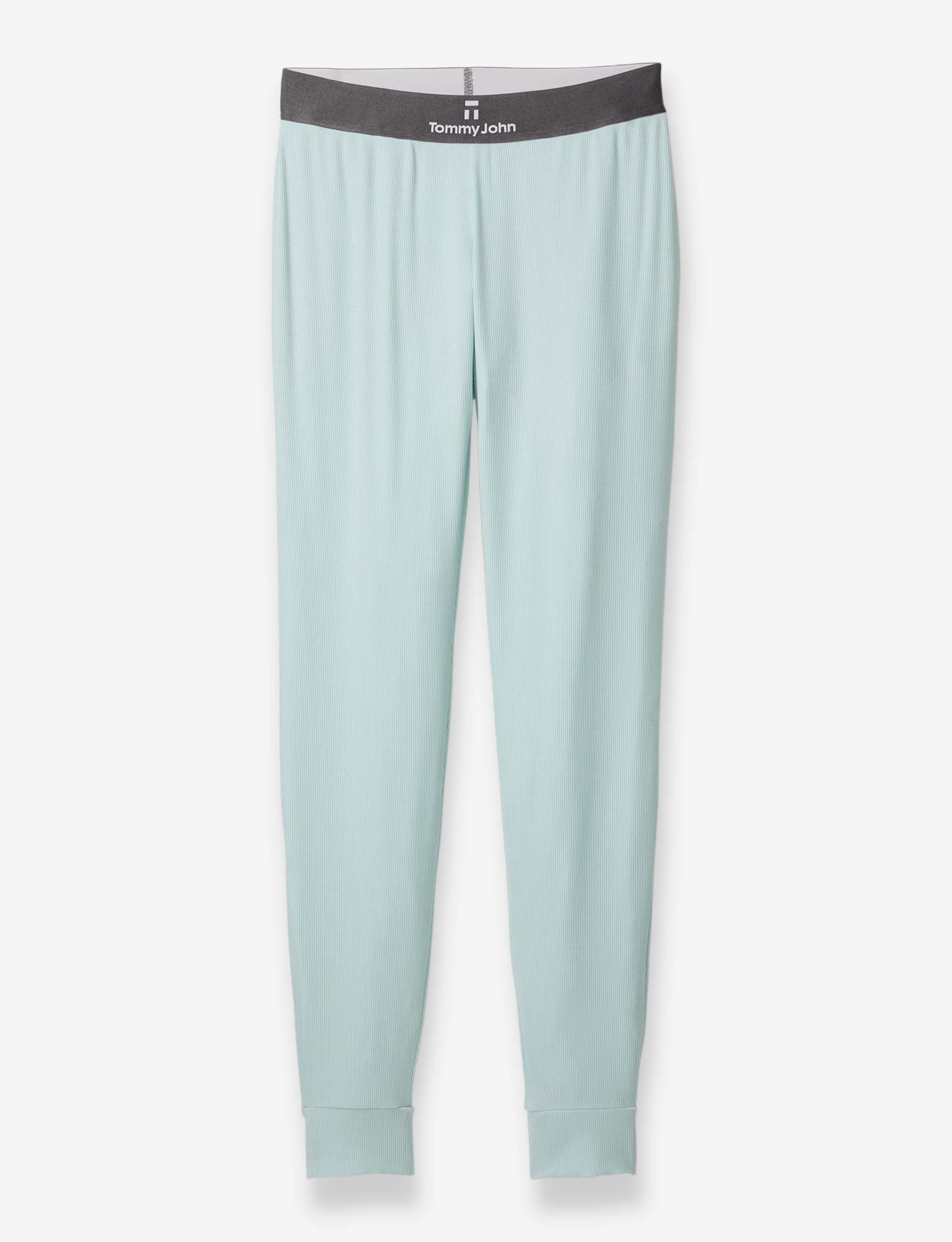 Women's Second Skin Micro Rib Sleep Jogger::Blue Haze Rib