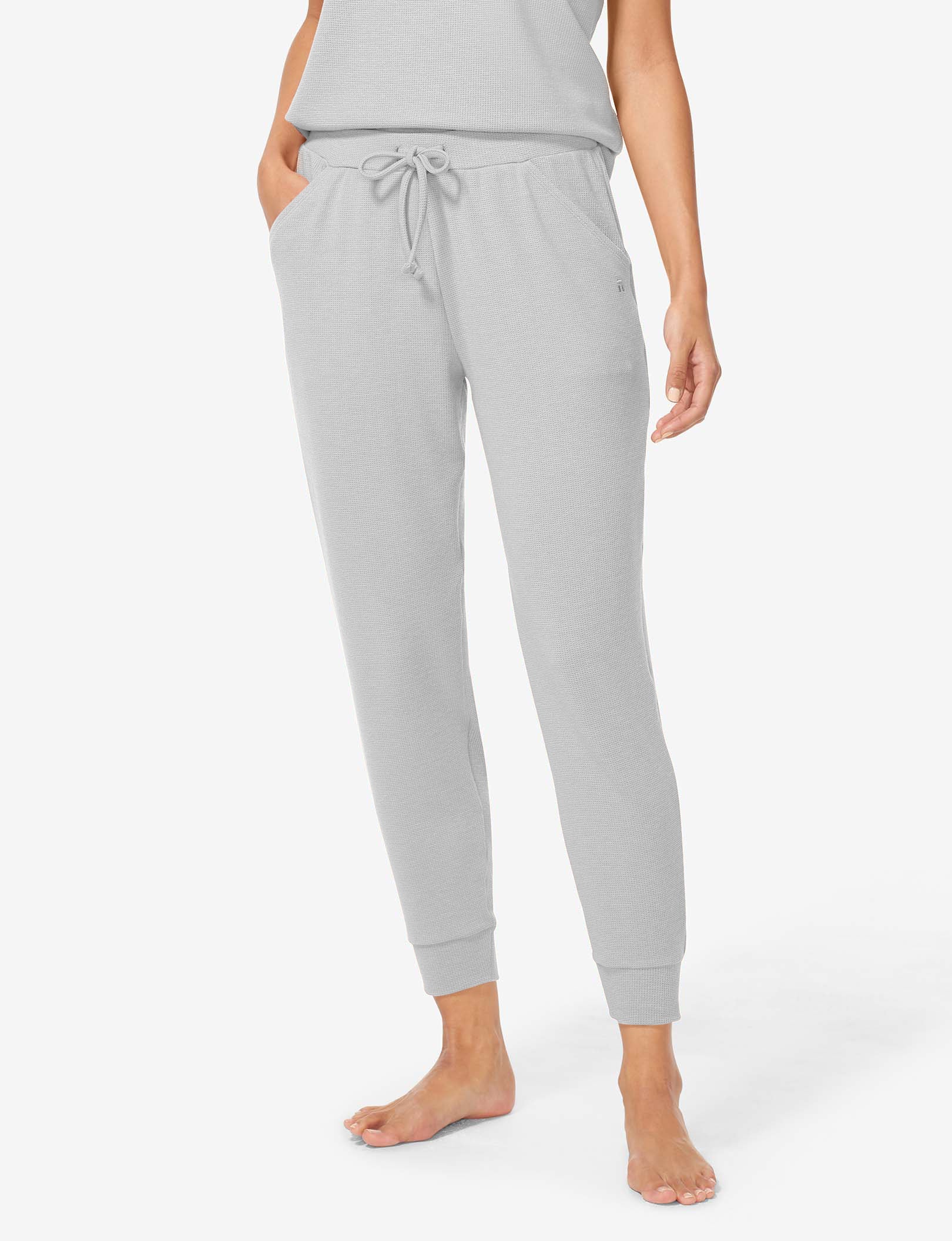 Women's Zen Waffle Jogger::Mirage Gray