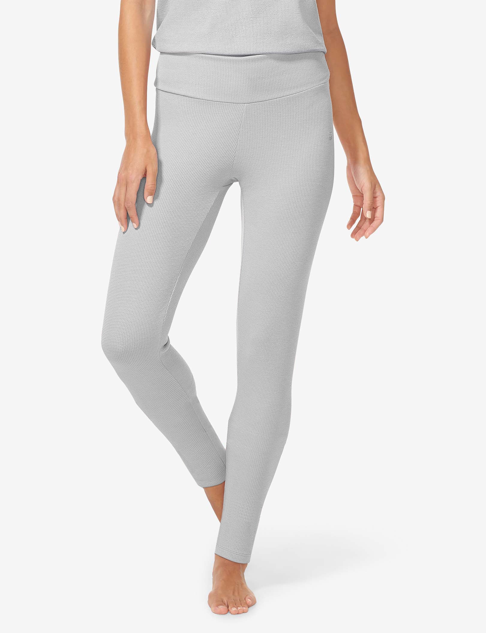 Women's Zen Waffle Legging::Mirage Gray