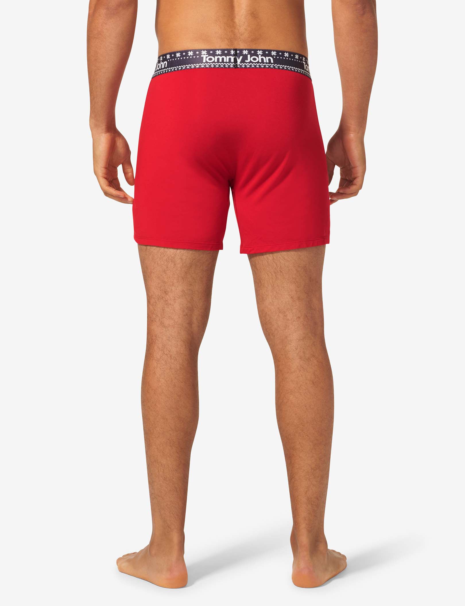 Second Skin Relaxed Fit Boxer 6"::Haute Red
