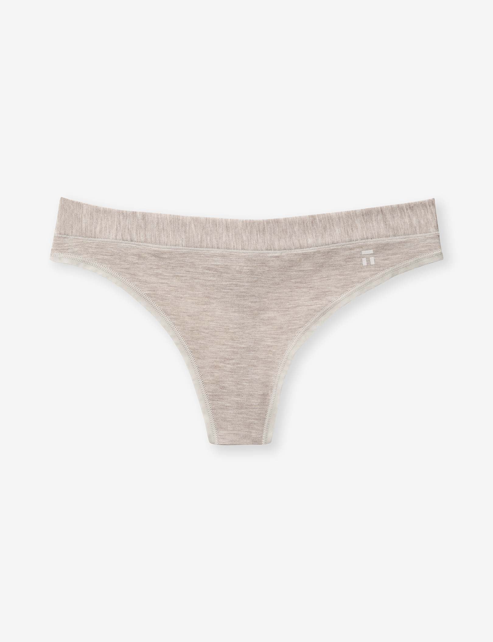 Women's Second Skin Thong::Dove Heather