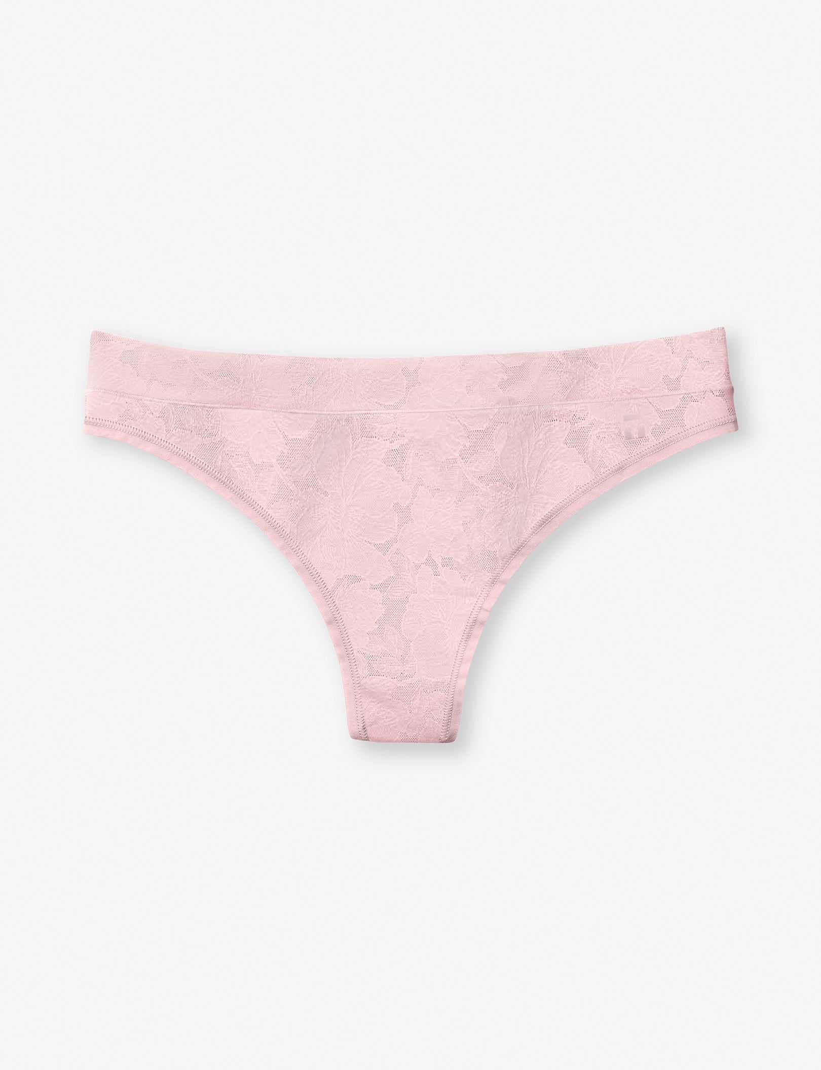 Women's Second Skin Comfort Lace Thong::Peachskin Lace