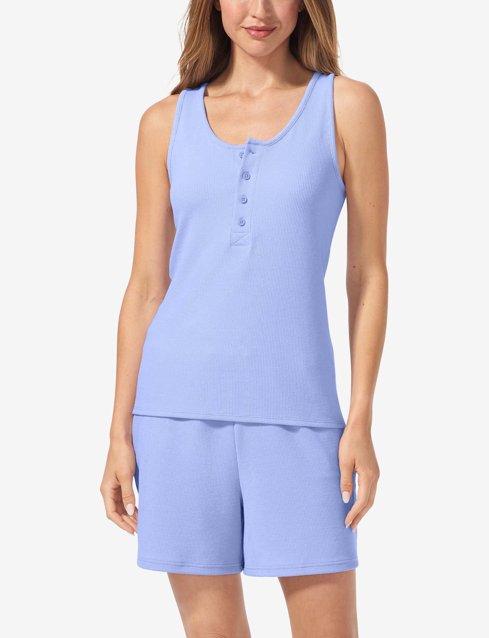 Women's Zen Waffle Tank::Lavender Waffle