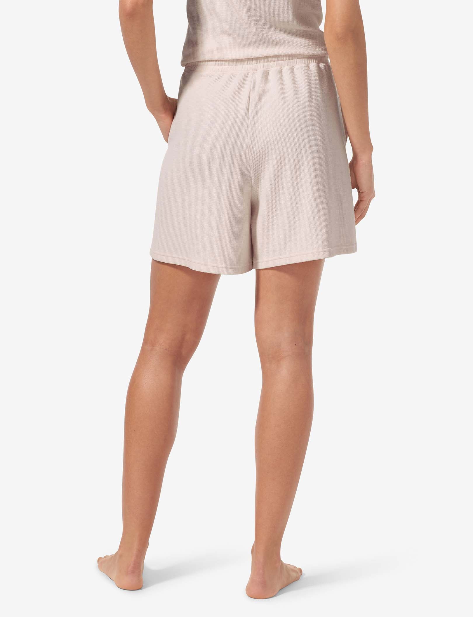 Women's Zen Waffle Short::Pastel Parchment Waffle