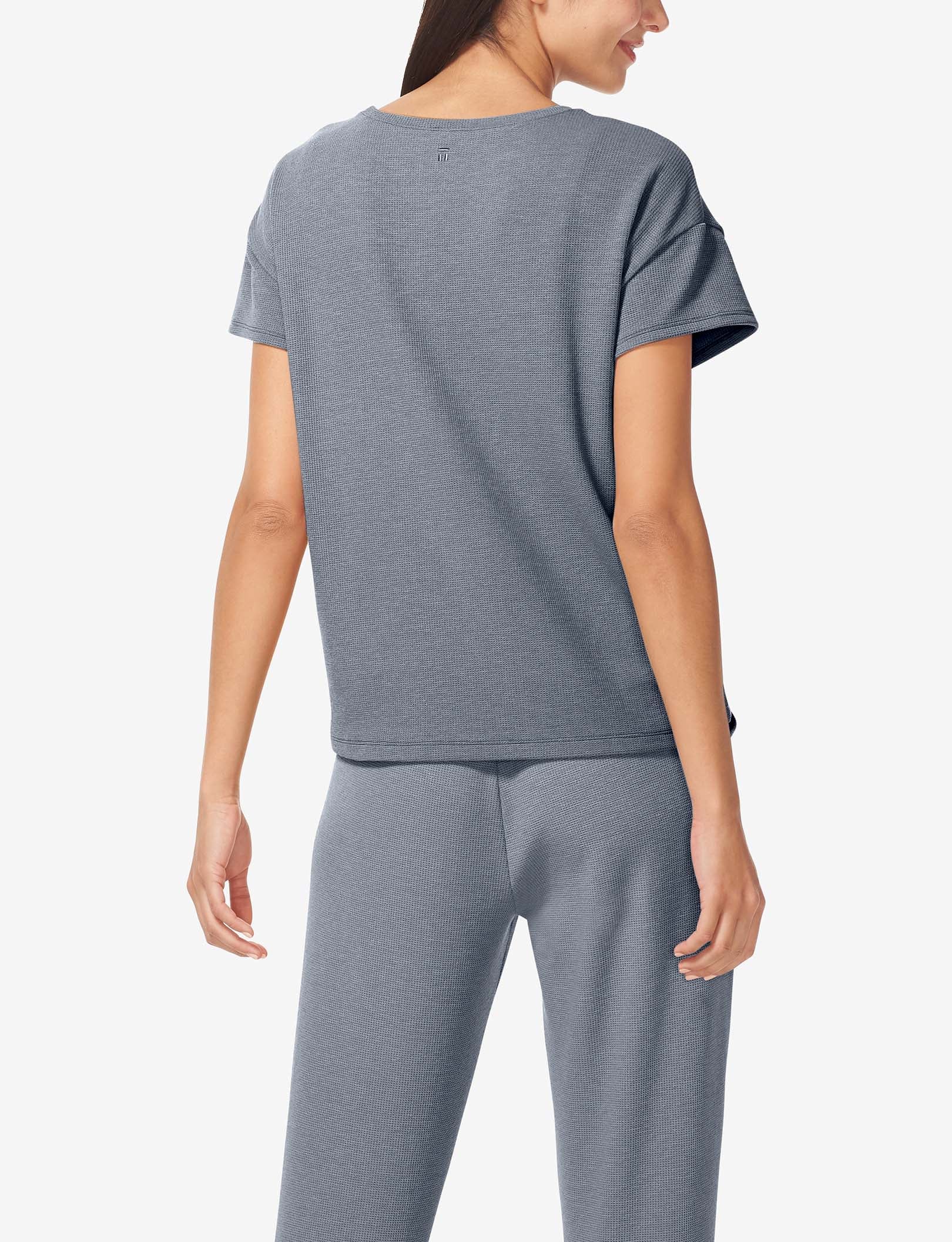 Women's Zen Waffle Tee::Quiet Shade