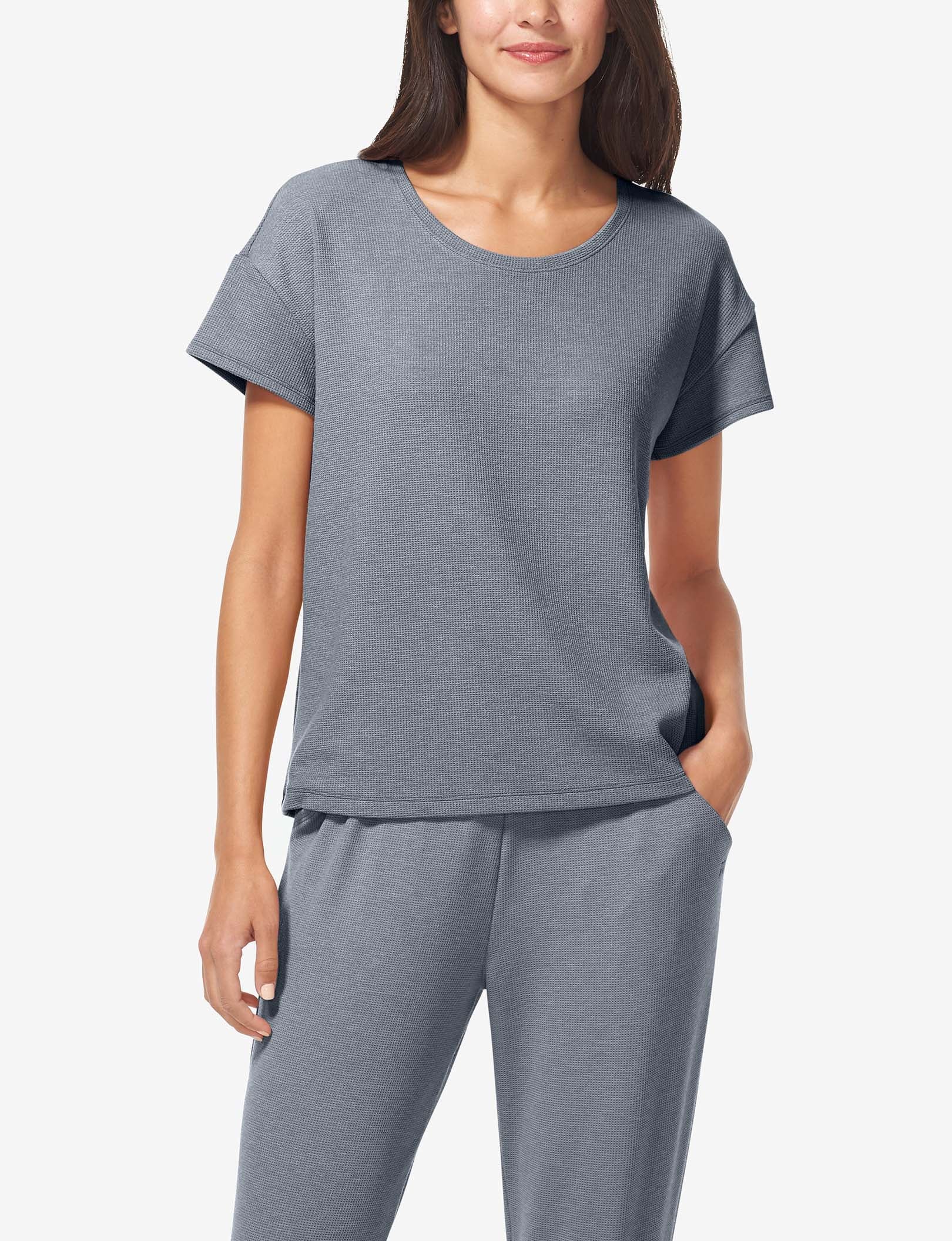 Women's Zen Waffle Tee::Quiet Shade