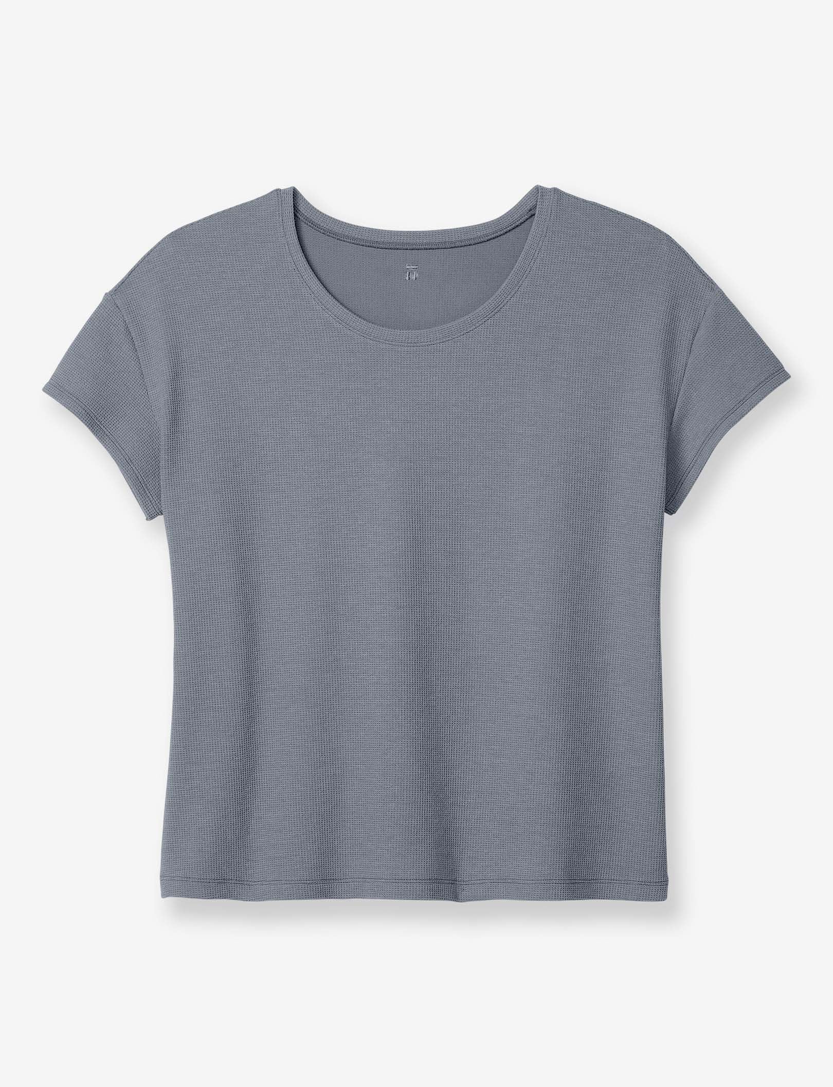 Women's Zen Waffle Tee::Quiet Shade