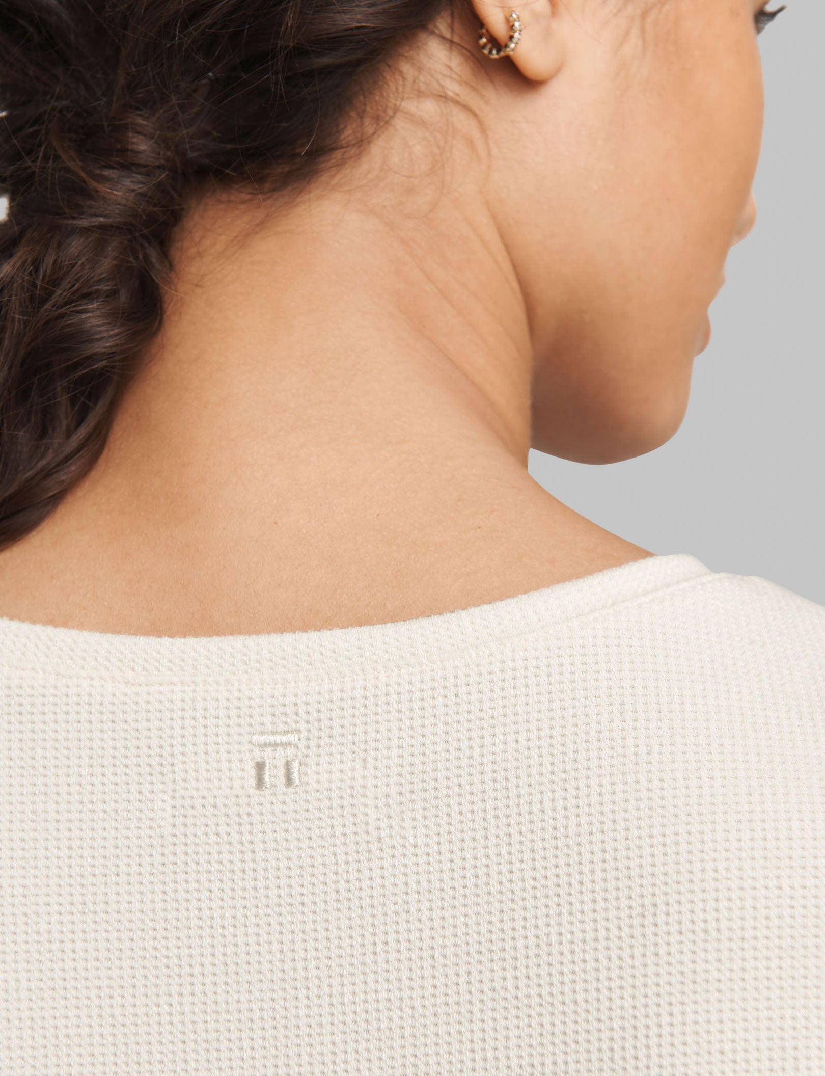 Women's Zen Waffle Tee::Pastel Parchment Waffle