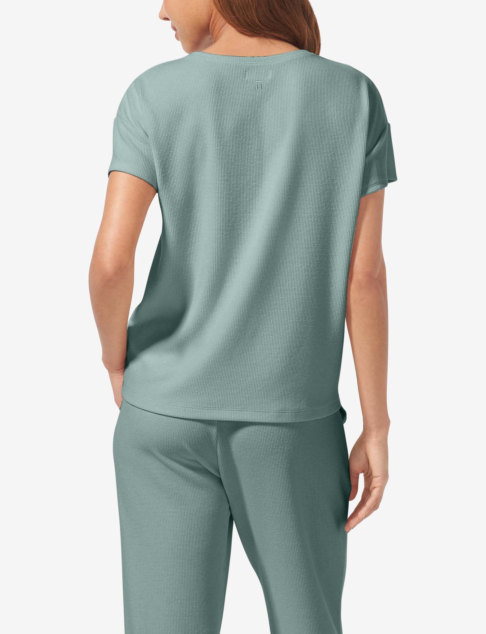 Women's Zen Waffle Tee::Lily Pad