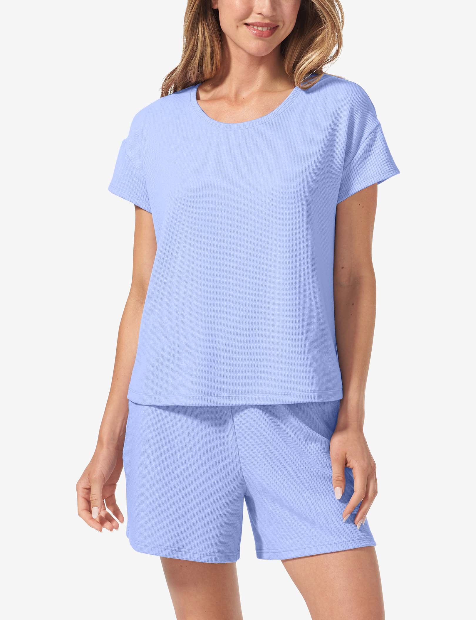 Women's Zen Waffle Tee::Lavender Waffle