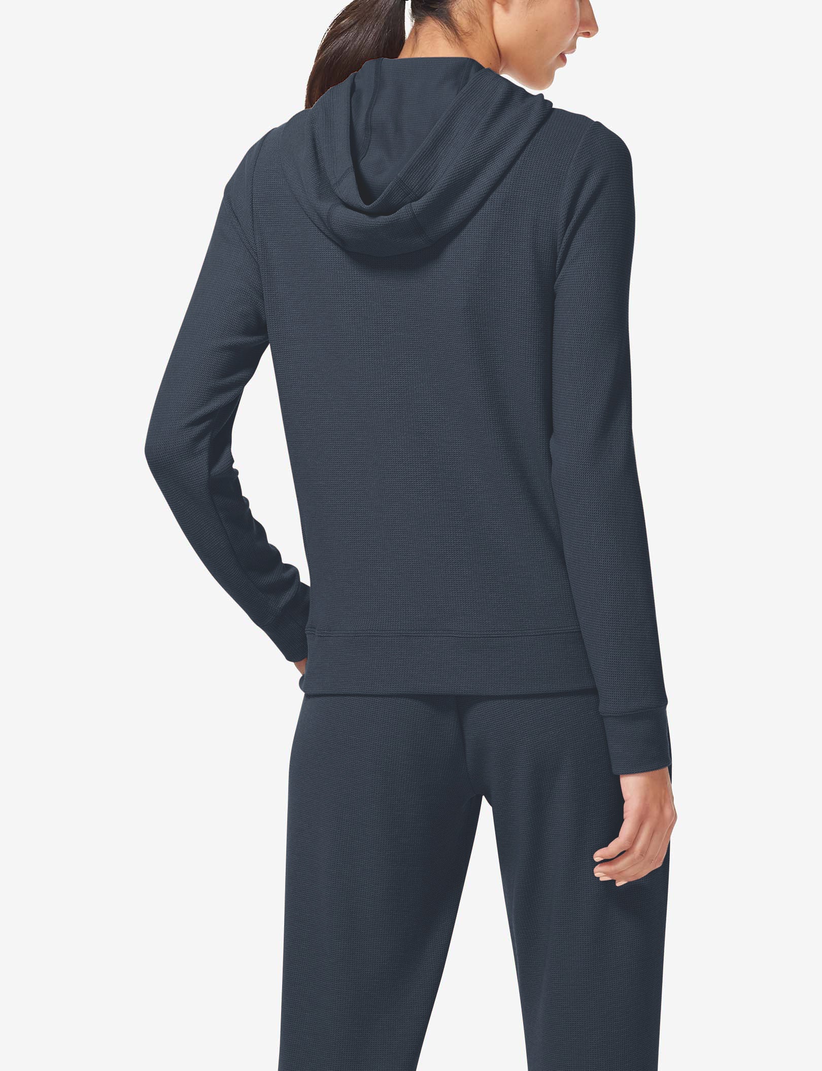 Women's Zen Waffle Hoodie::Night Sky