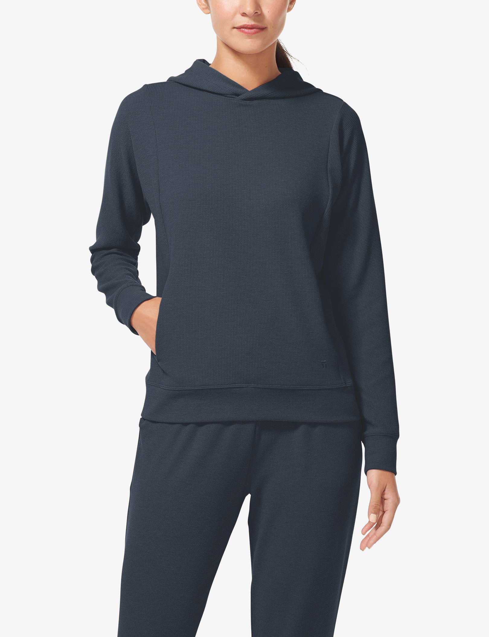 Women's Zen Waffle Hoodie::Night Sky
