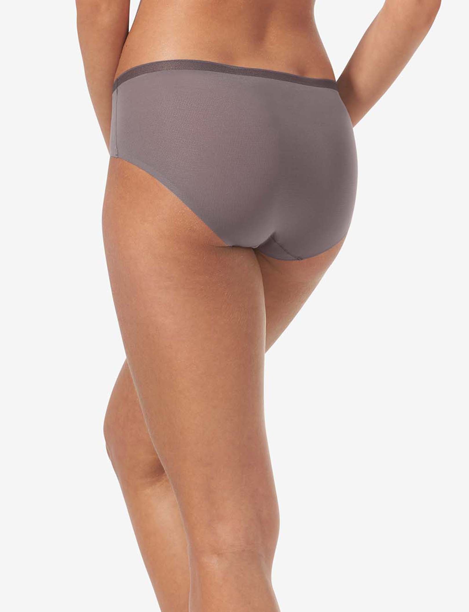 Women's Air Mesh Brief (3-Pack)::Grey/Rabbit/Black