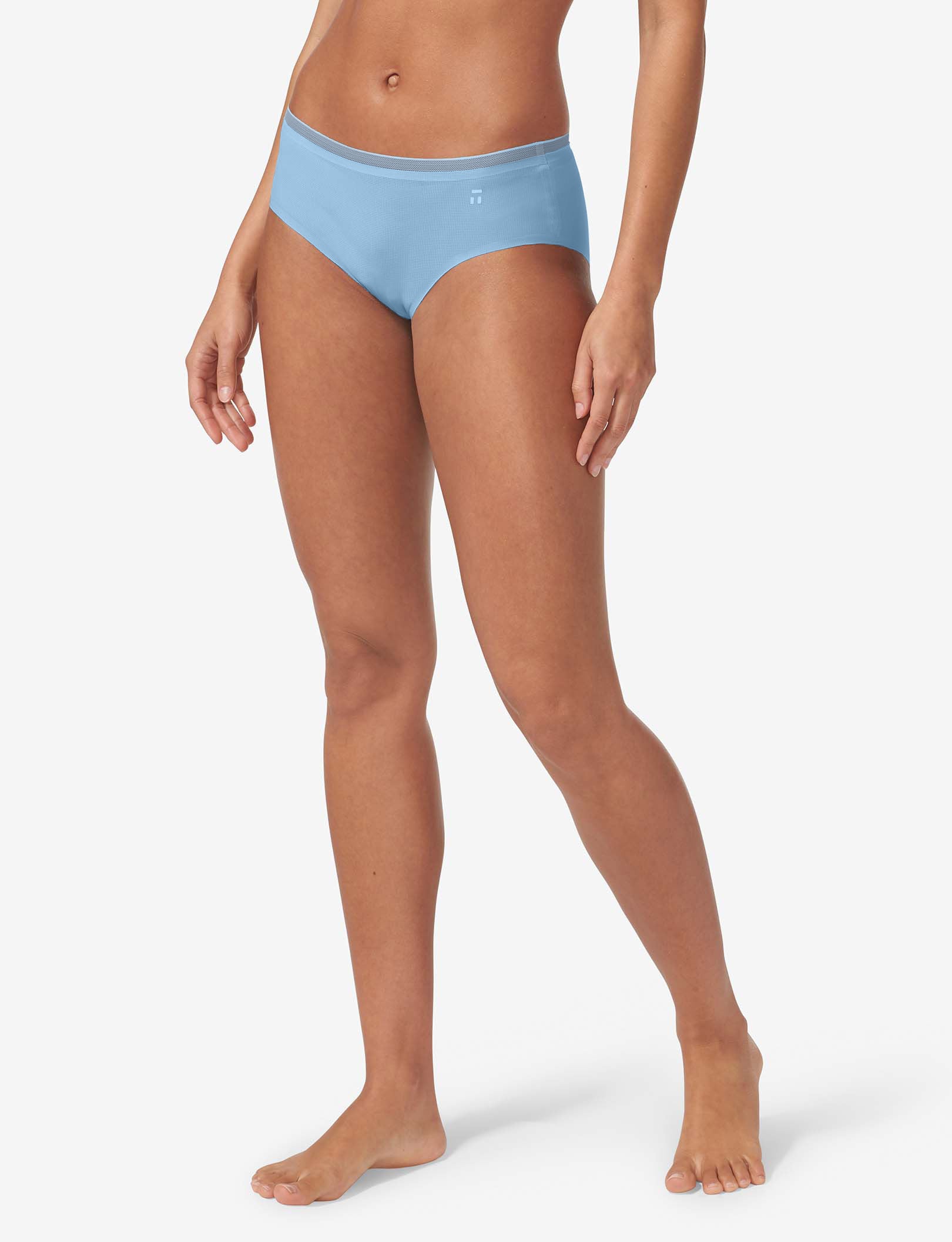Women's Air Mesh Brief (3-Pack)::Novelle Peach/Blue