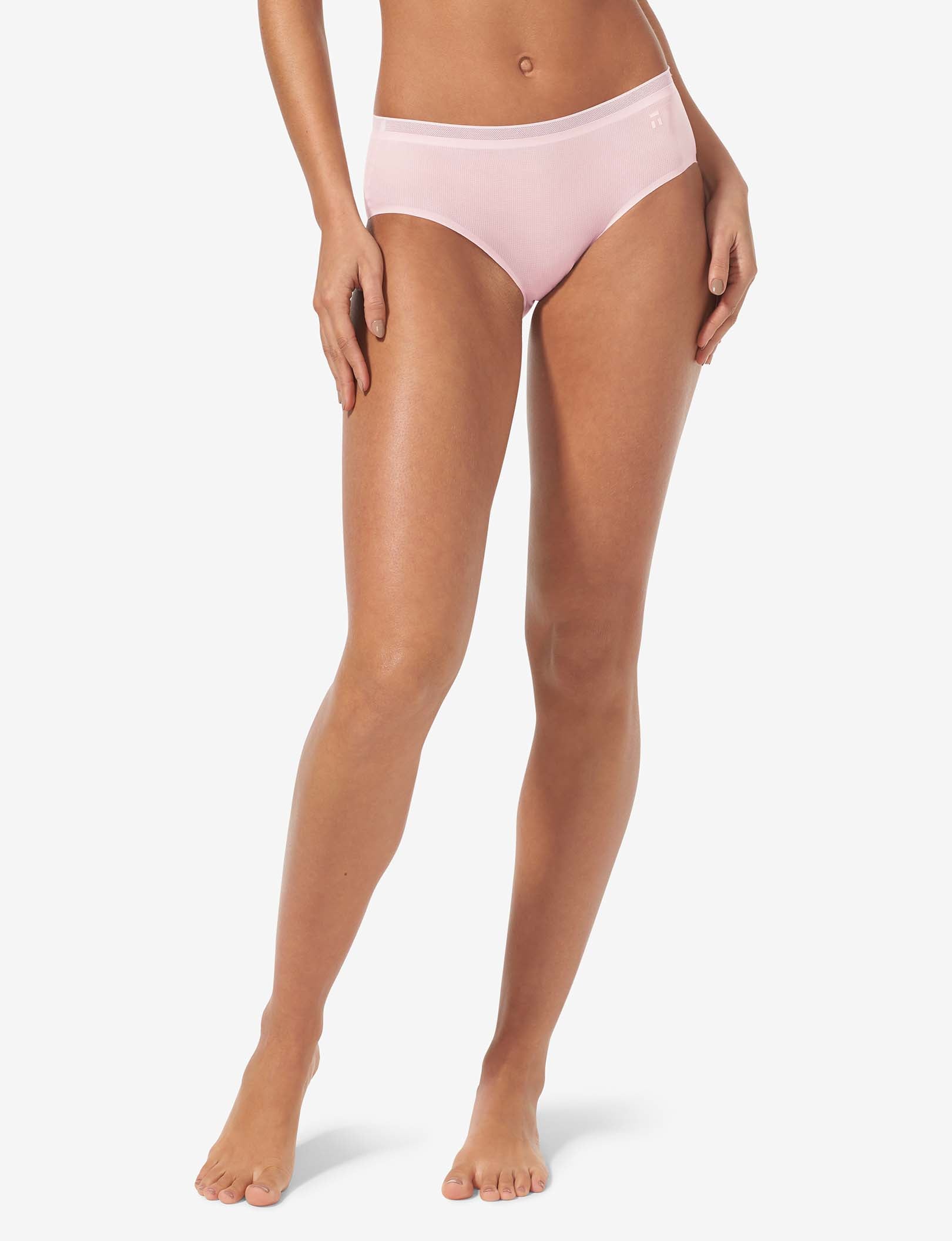 Women's Air Mesh Brief (3-Pack)::Pink/Maple Sugar