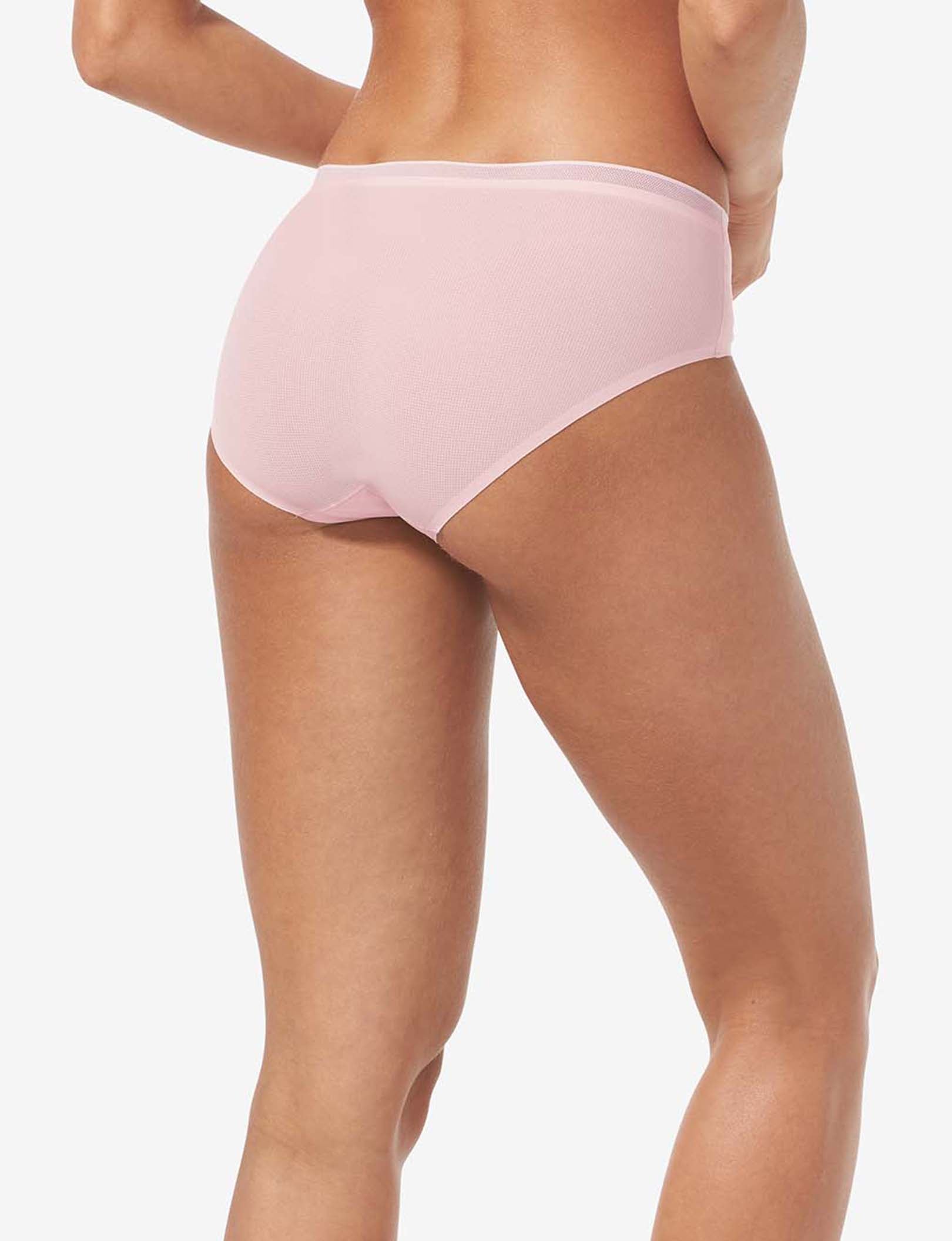Women's Air Mesh Brief (3-Pack)::Pink/Maple Sugar