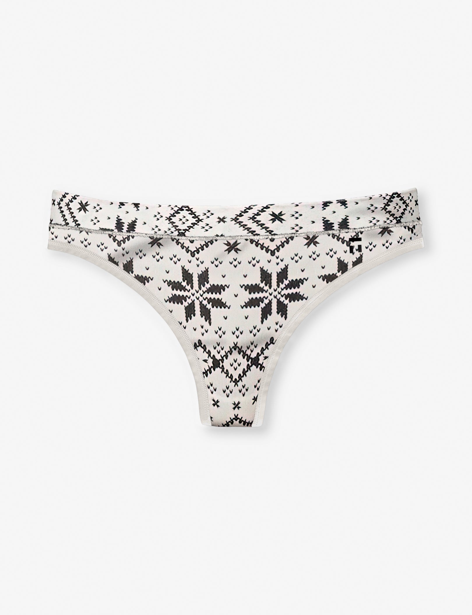 Women's Second Skin Thong::Coconut Milk Vintage Sweater