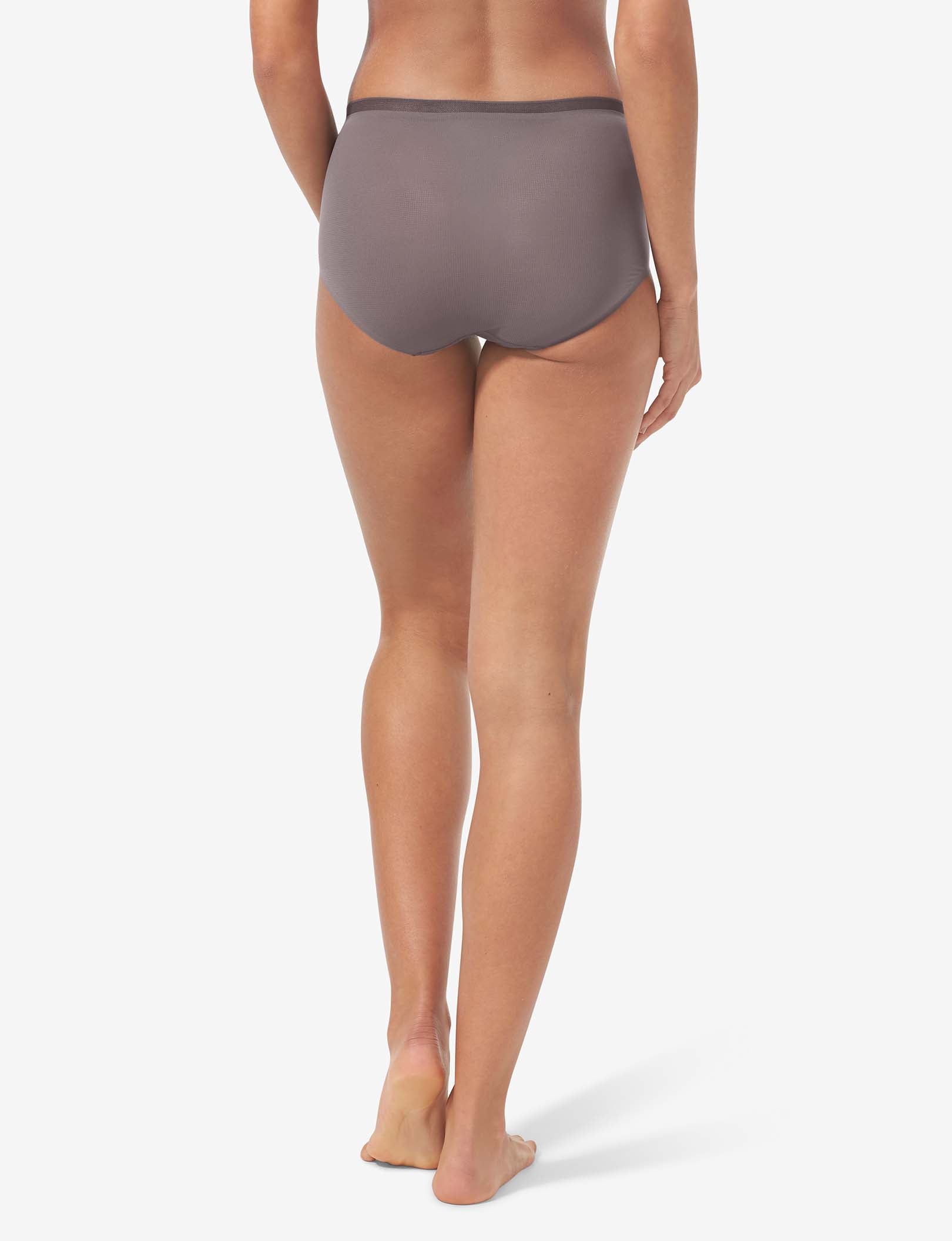 Women's Air High Rise Brief::Rabbit