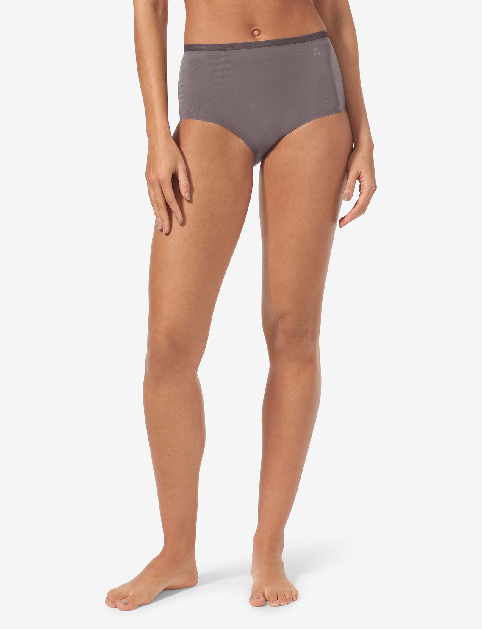 Women's Air High Rise Brief::Rabbit