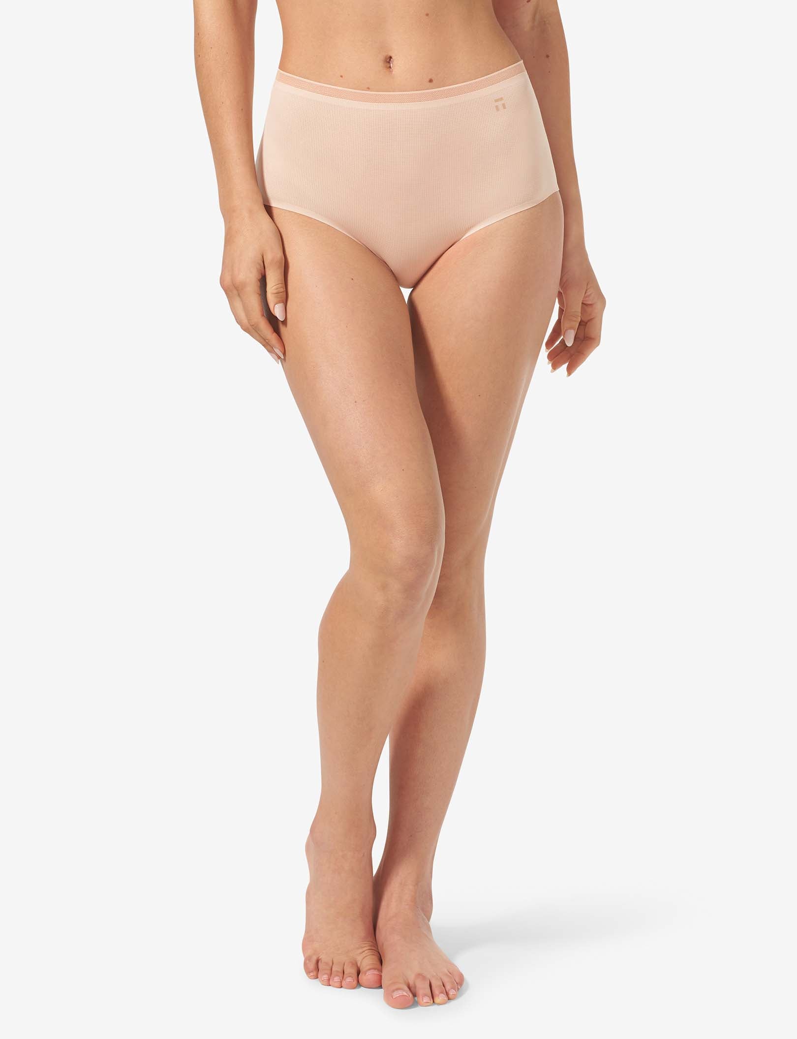 Women's Air High Rise Brief::Rugby Tan