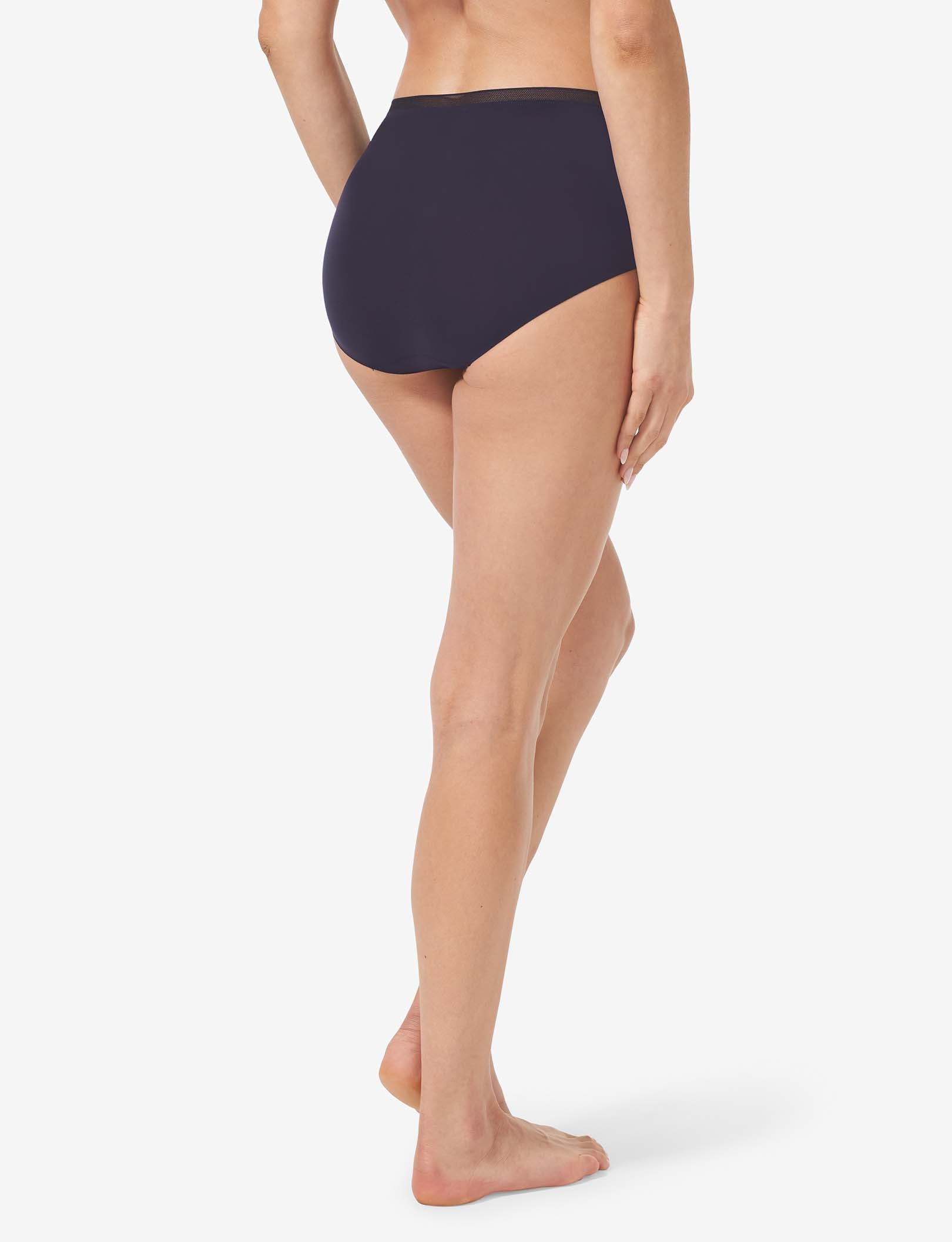 Women's Air High Rise Brief::Baritone Blue