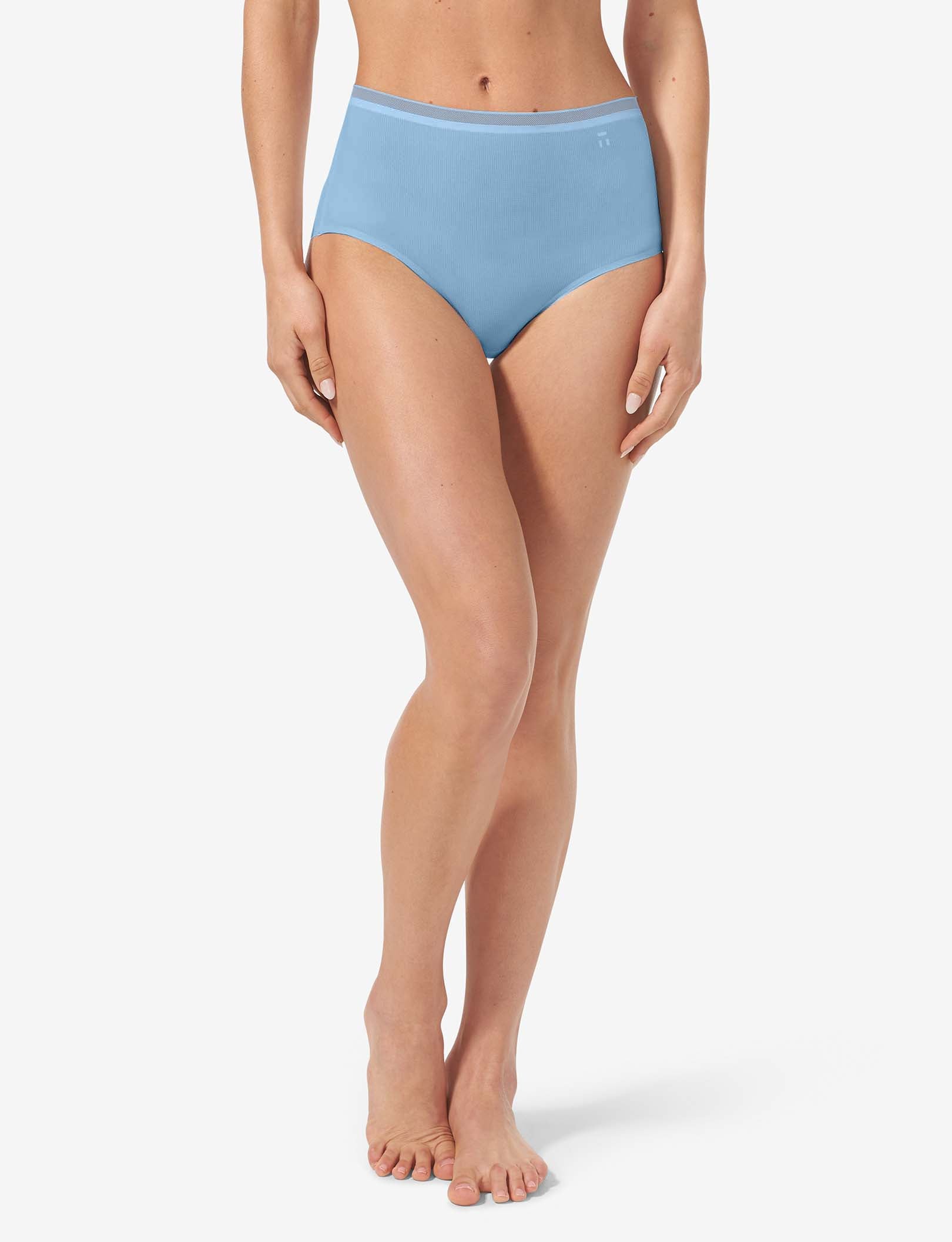 Women's Air High Rise Brief::Dusk Blue