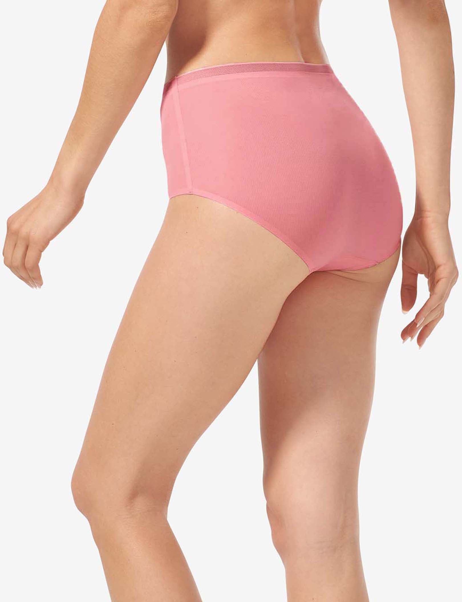 Women's Air High Rise Brief::Geranium Pink