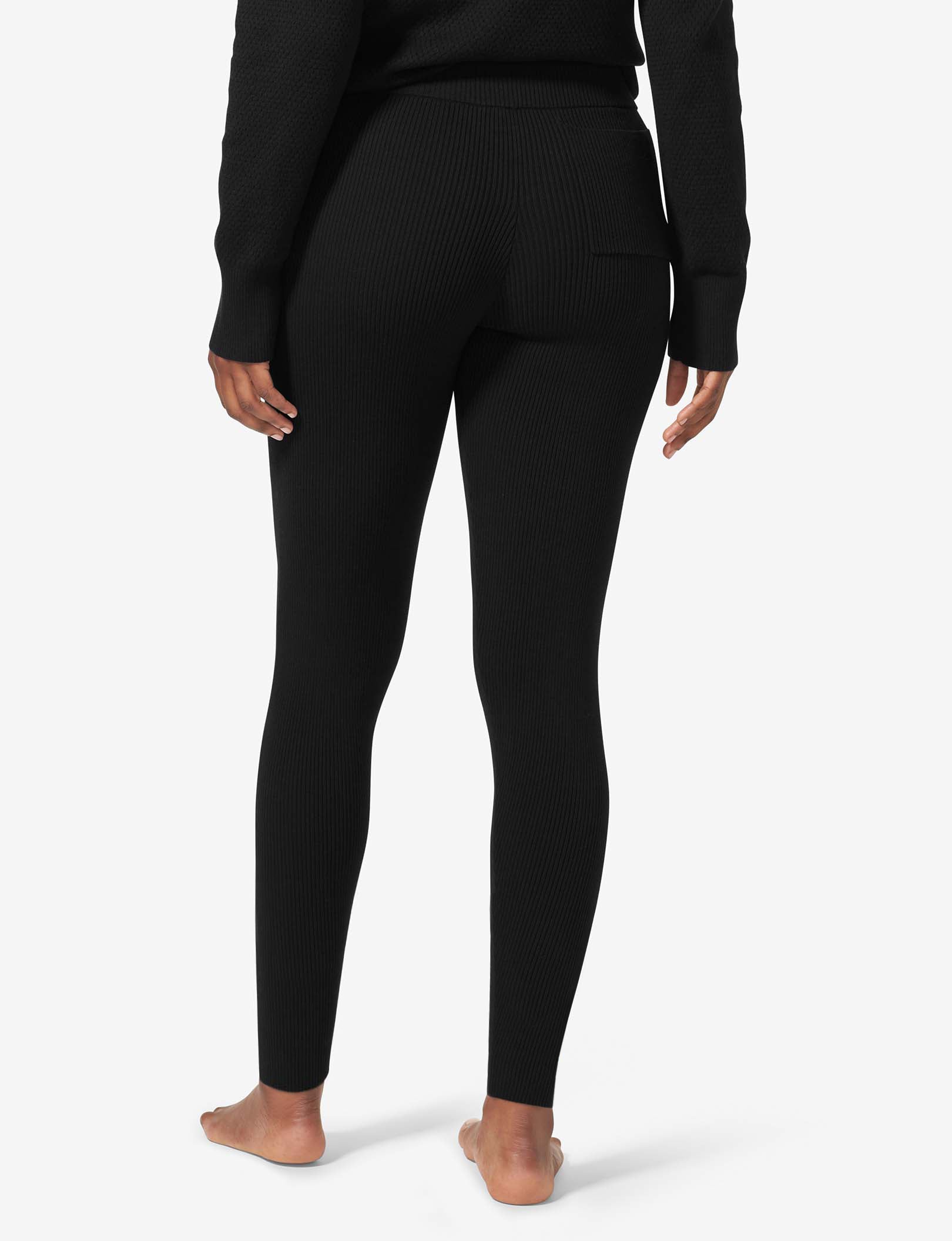 Women's Sweater Lounge Legging::Black