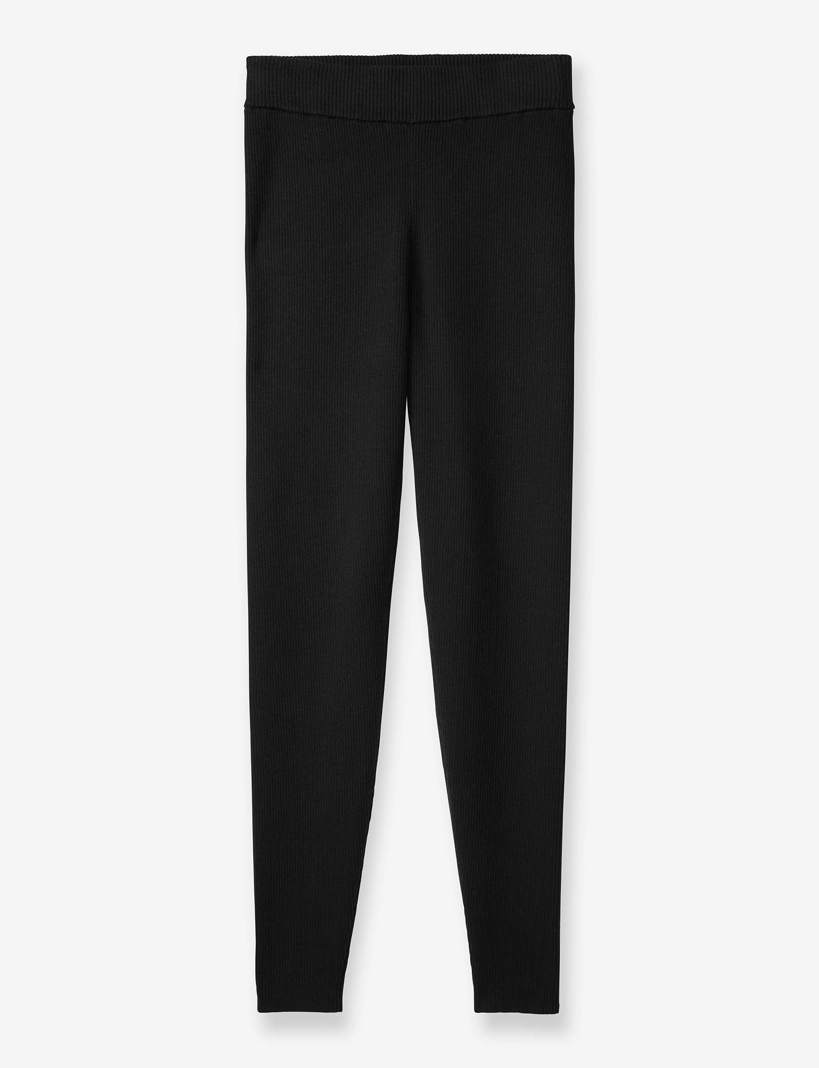 Women's Sweater Lounge Legging::Black
