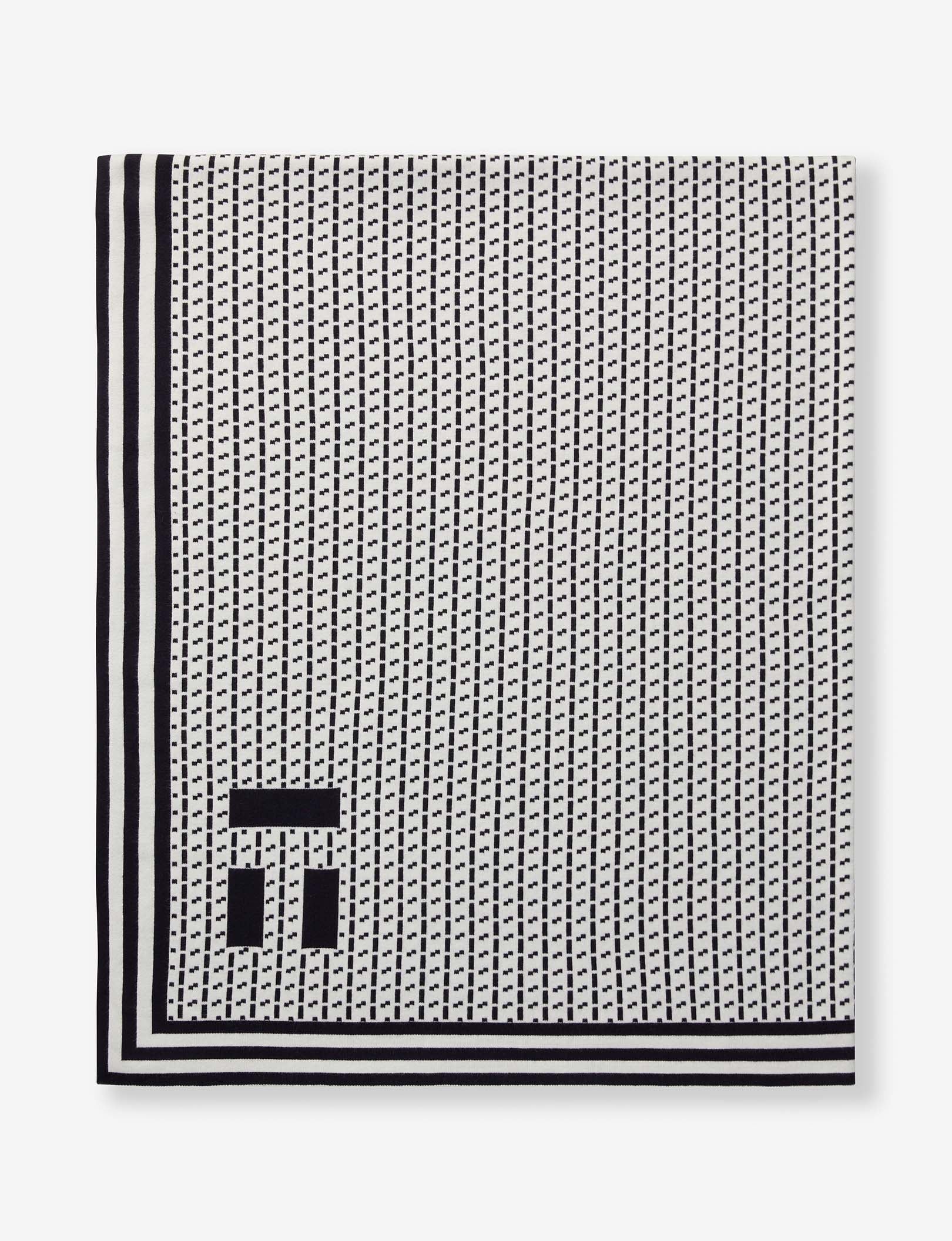 Women's Sweater Throw Blanket::Deep Well/Coconut Milk