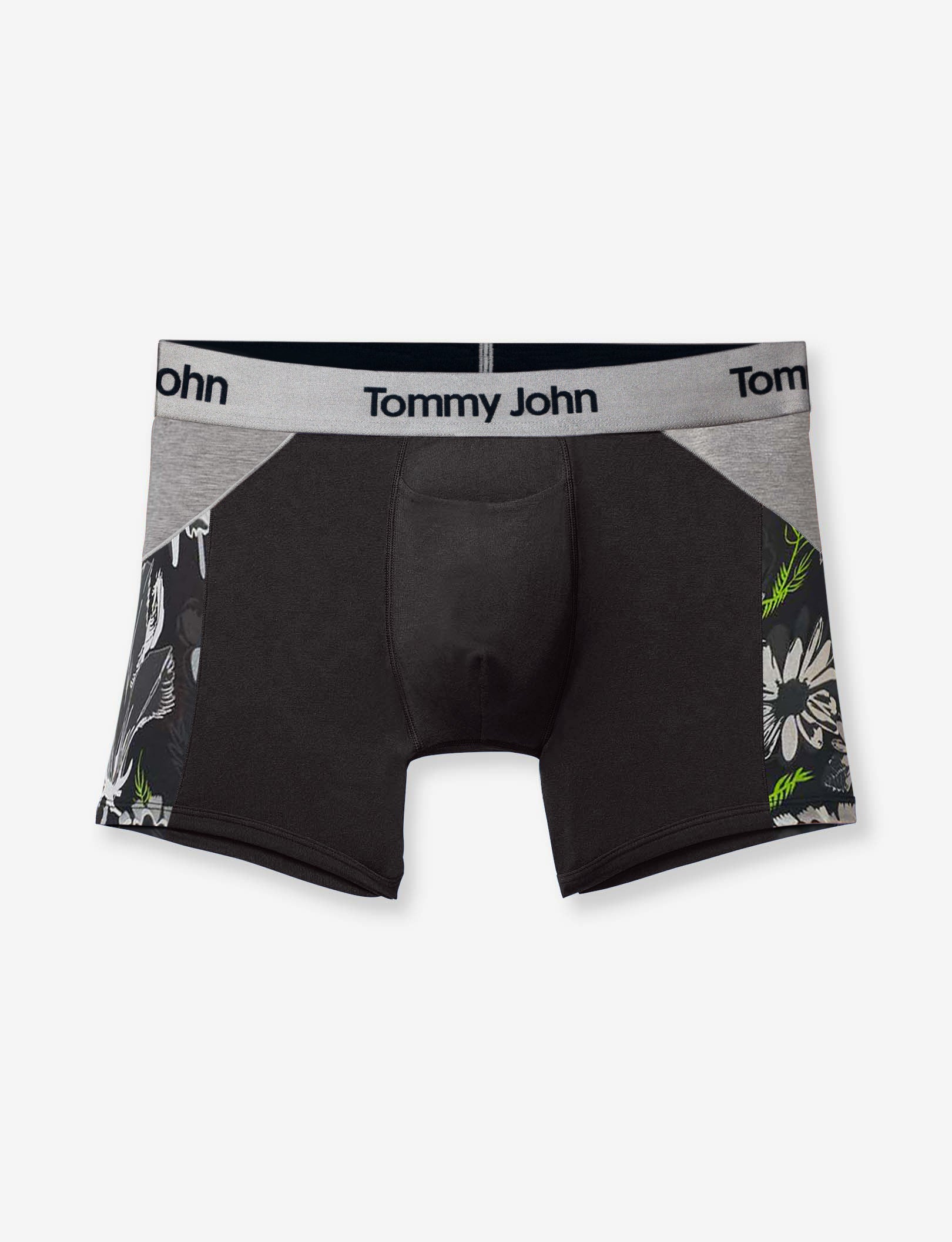 Second Skin Trunk 4"::Black Botanical Colorblock