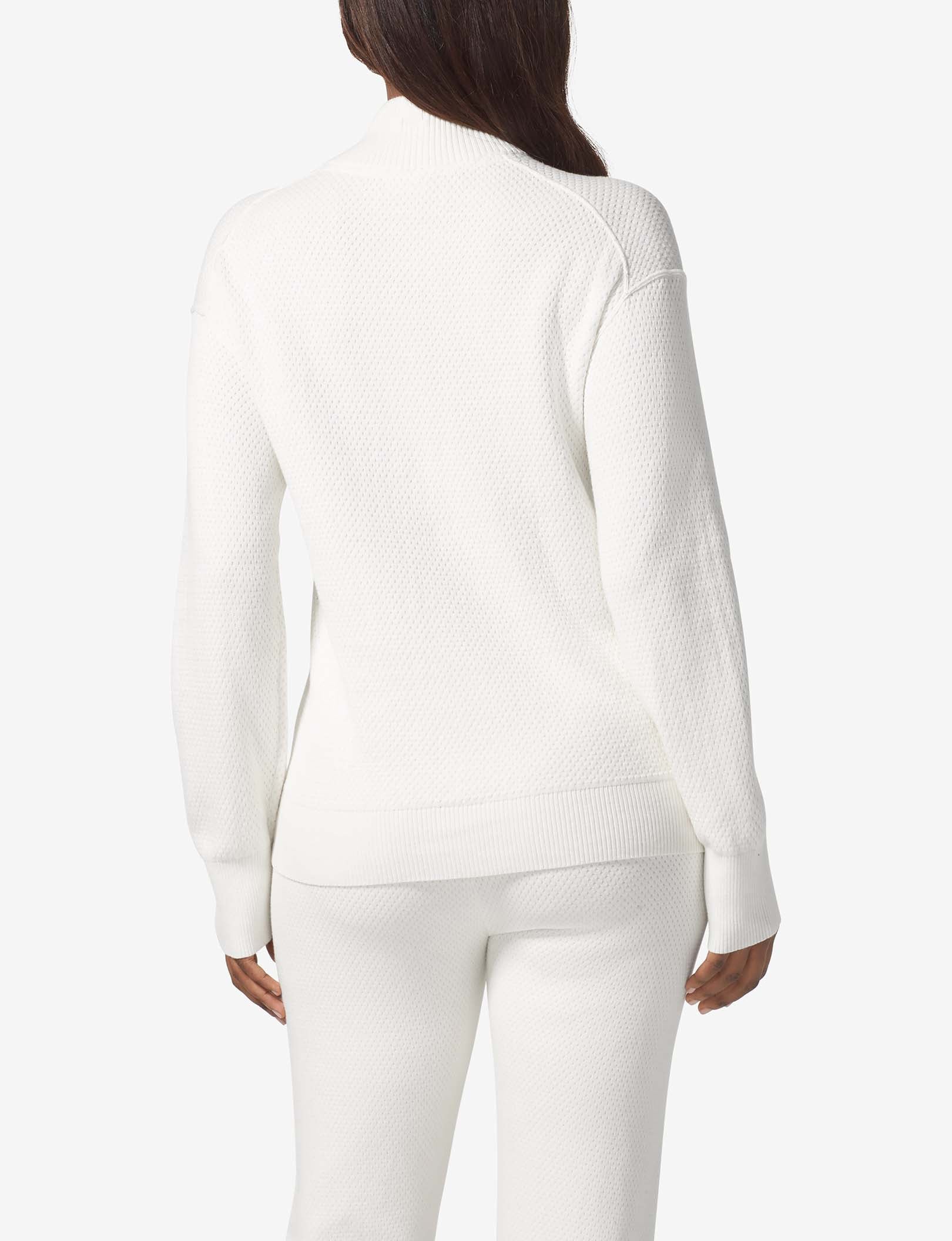 Women's Sweater Lounge Henley::Coconut Milk