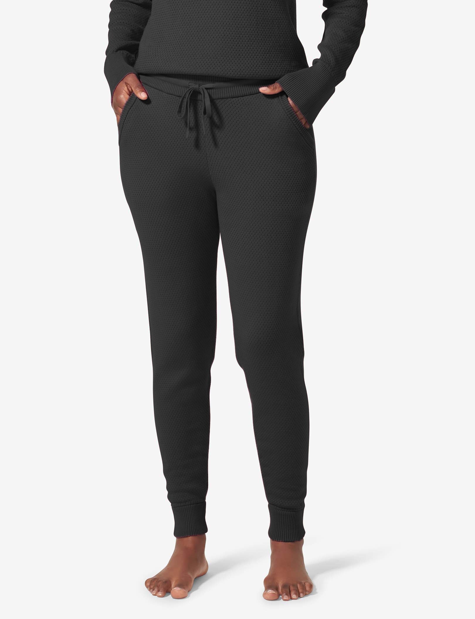 Women's Sweater Lounge Jogger::Black