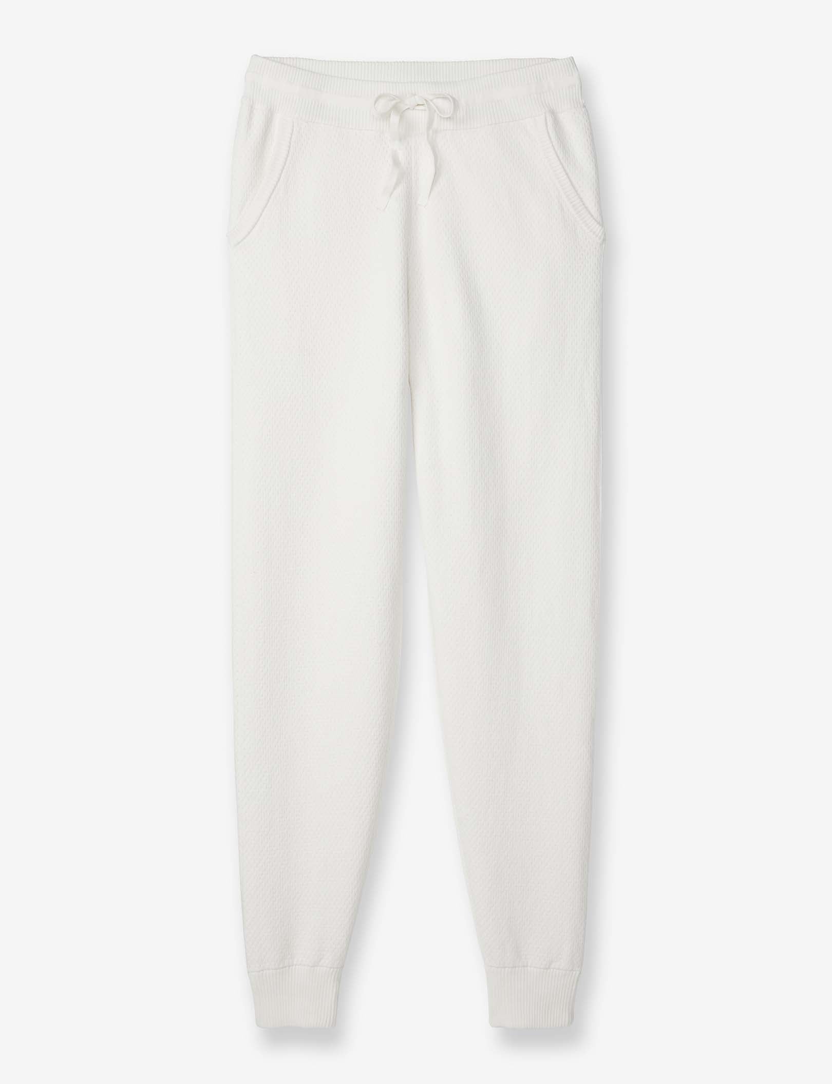 Women's Sweater Lounge Jogger::Coconut Milk