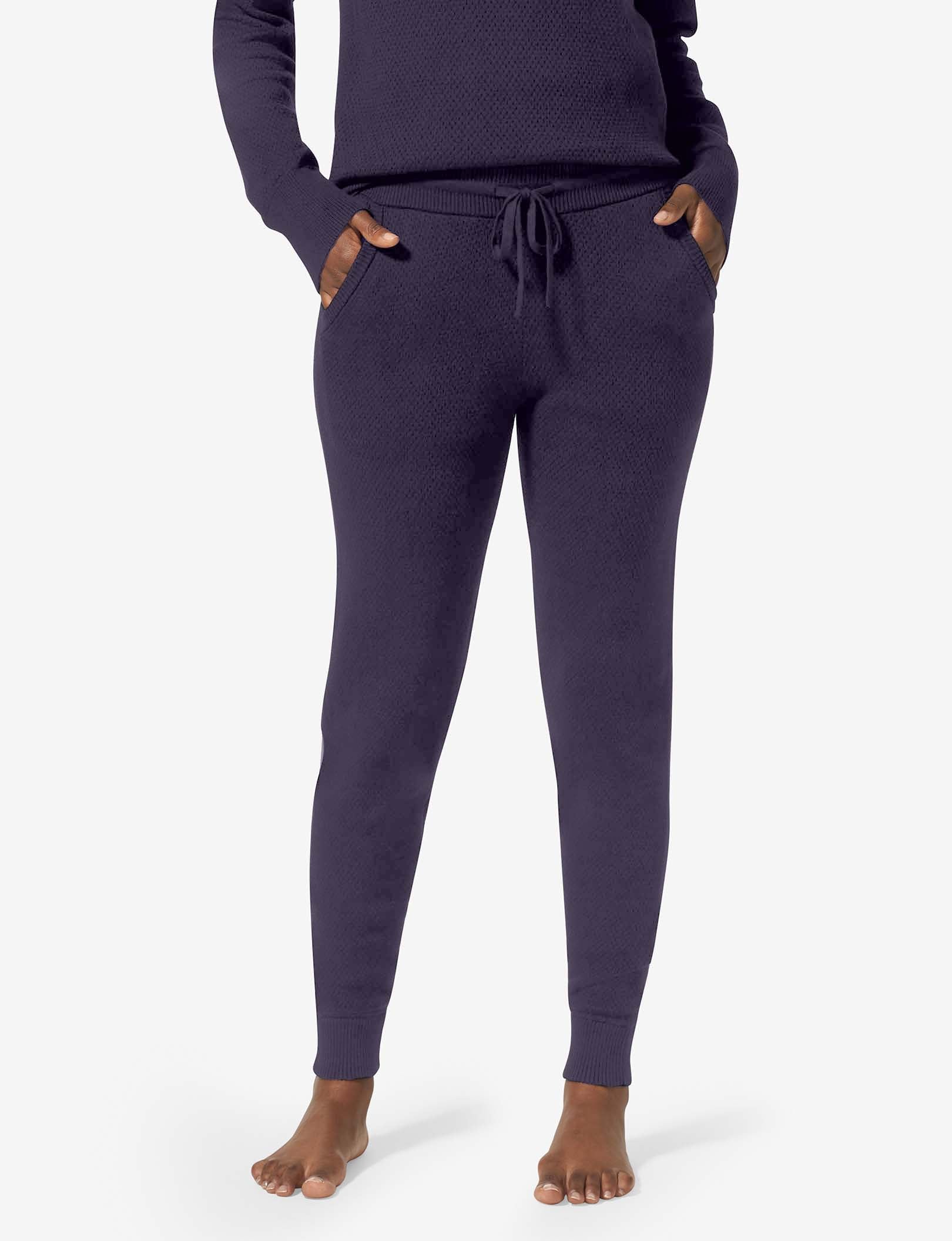 Women's Sweater Lounge Jogger::Deep Well