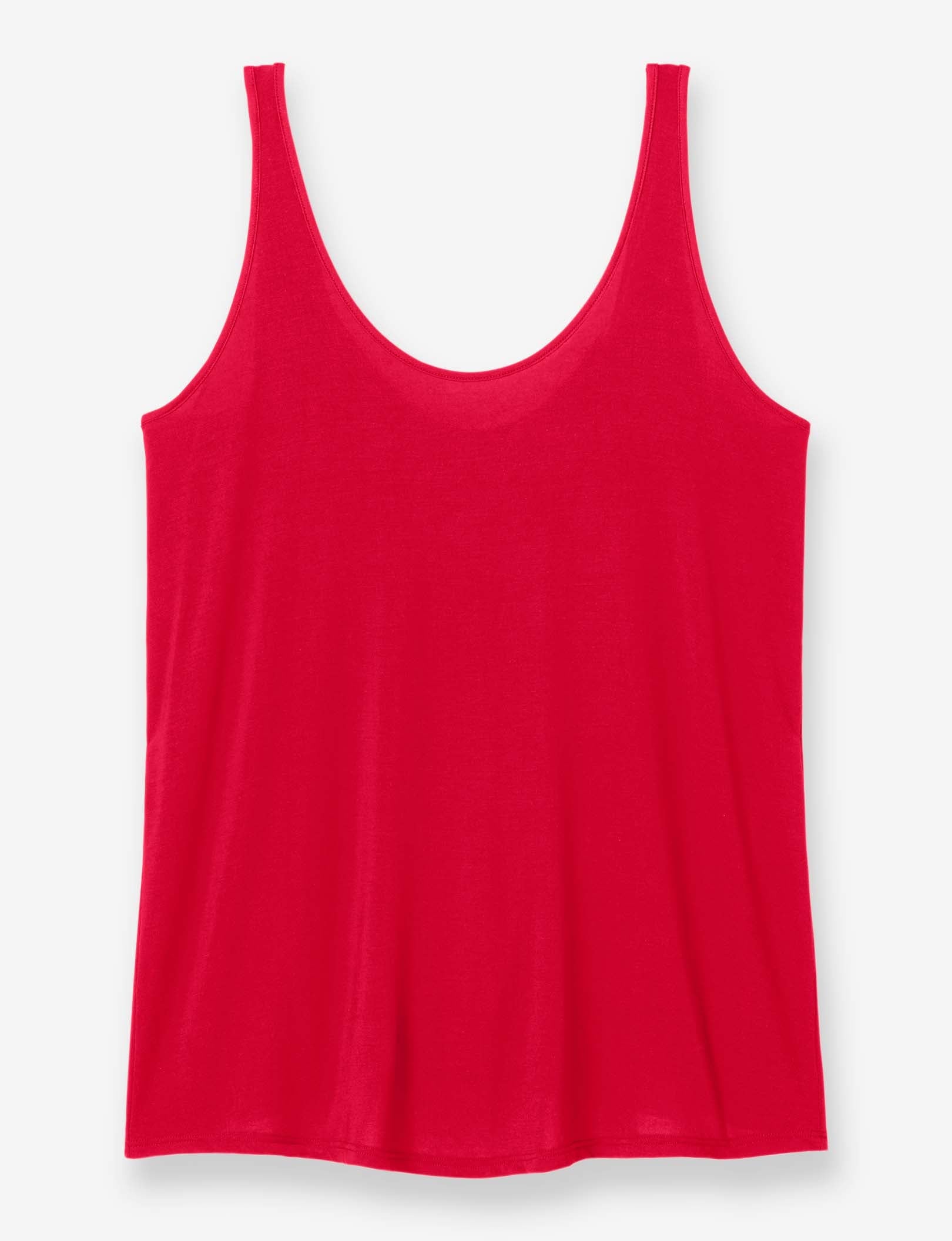 Women's Second Skin Sleep Tank::Haute Red