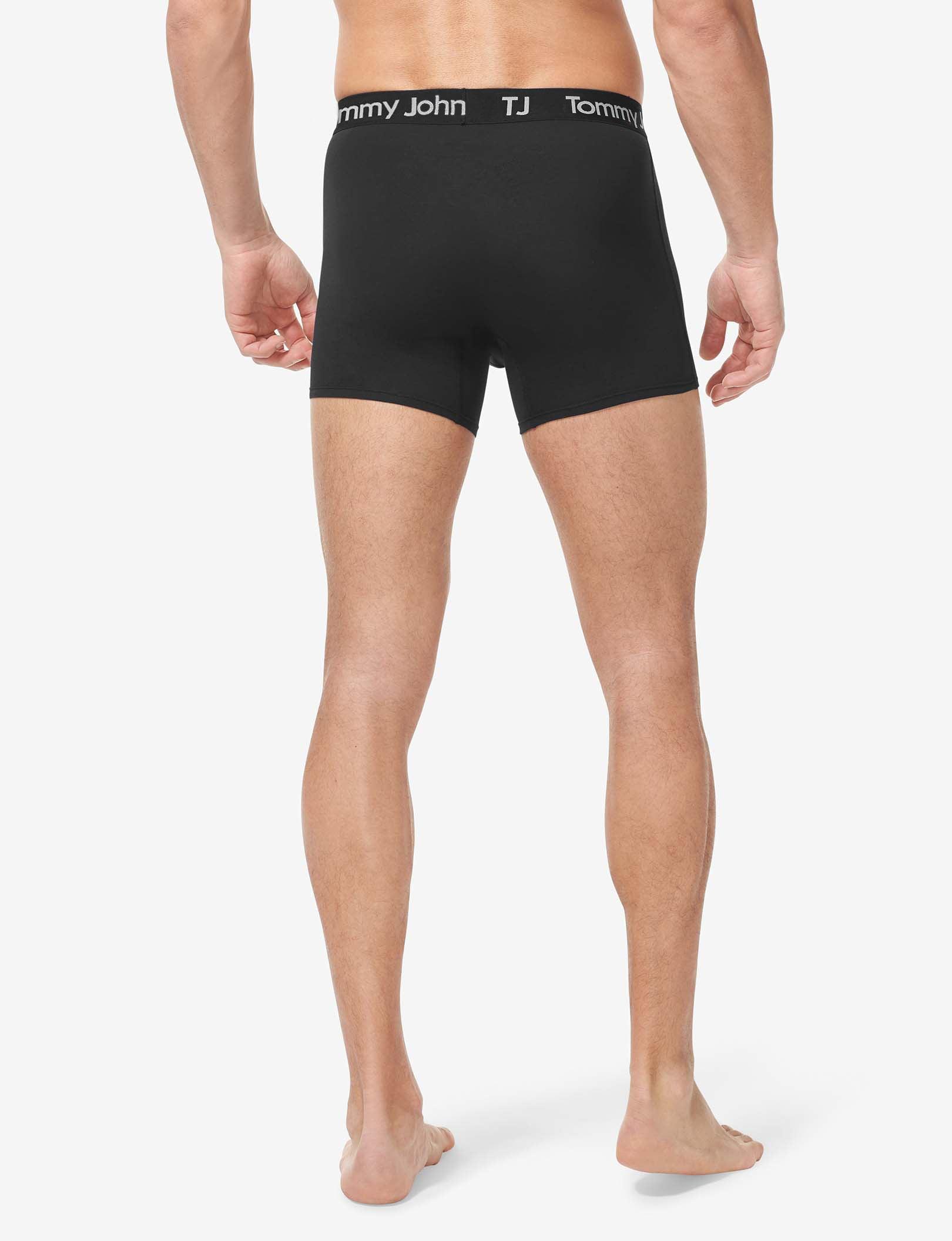 TJ Cotton Stretch Trunk 4” (2-Pack)::Mazarine Blue/Black Combo