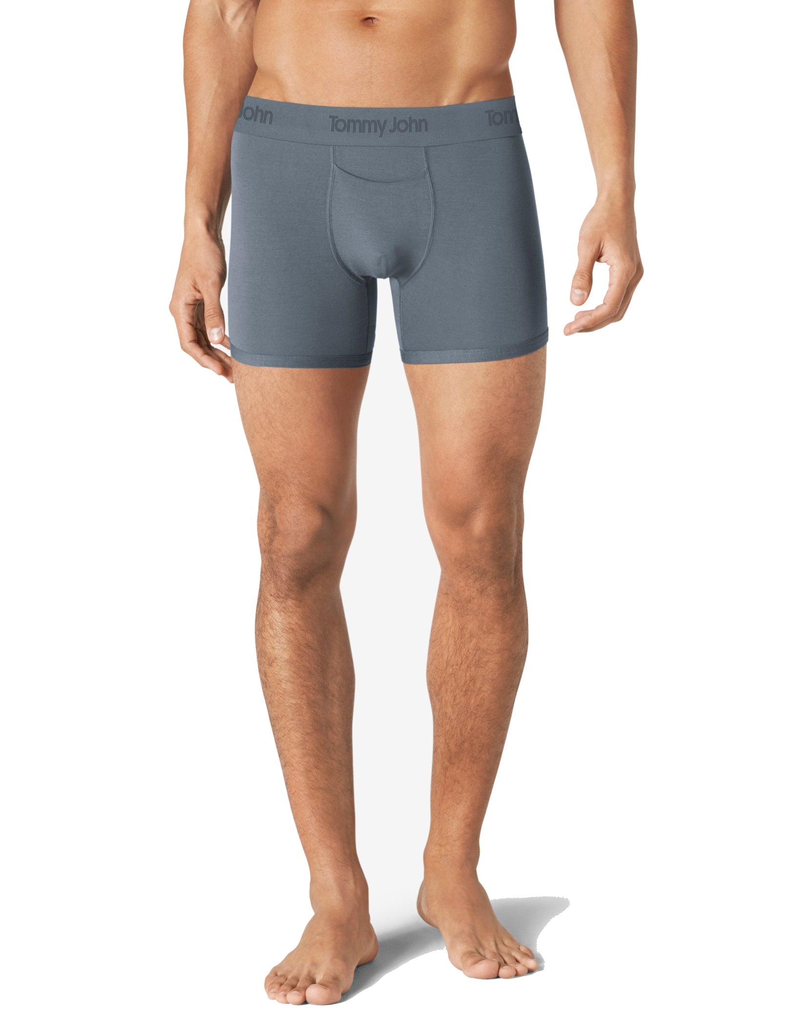 Second Skin Trunk 4" (3 Pack)::Turbulence Grey