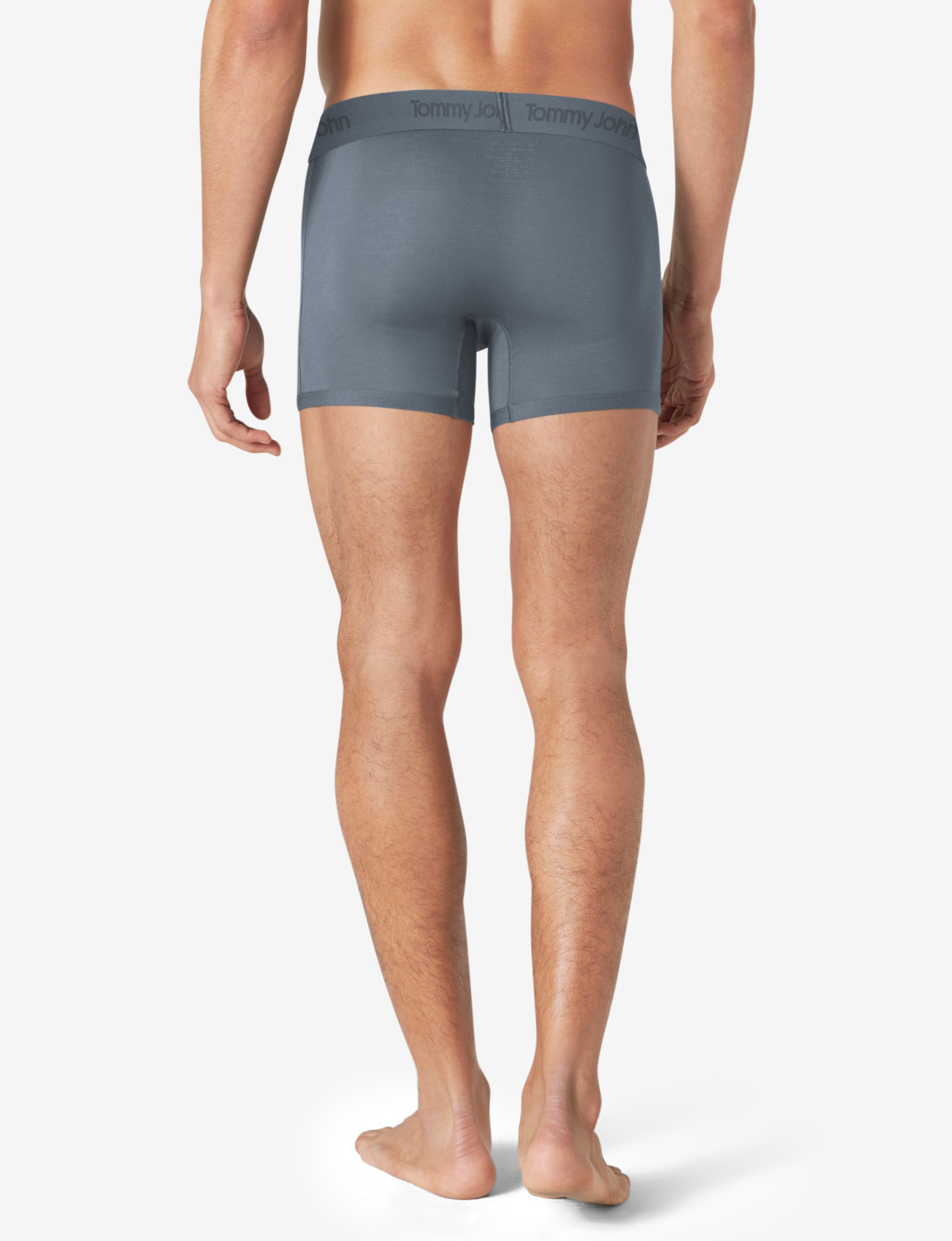 Second Skin Trunk 4" (3 Pack)::Dress Blues/Turbulence Grey/Black