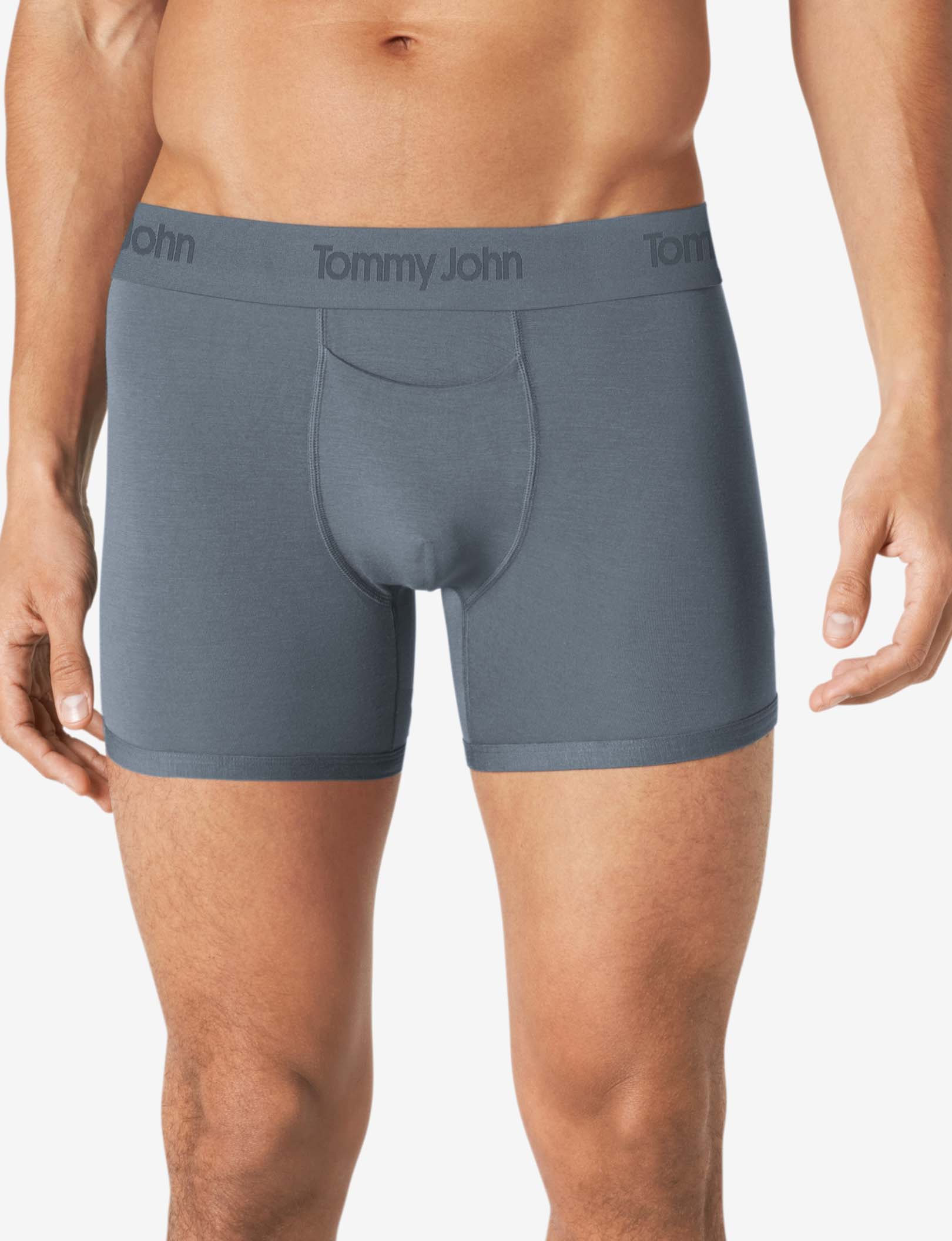 Second Skin Trunk 4" (6-Pack)::Dress Blues/Turbulence Grey/Black