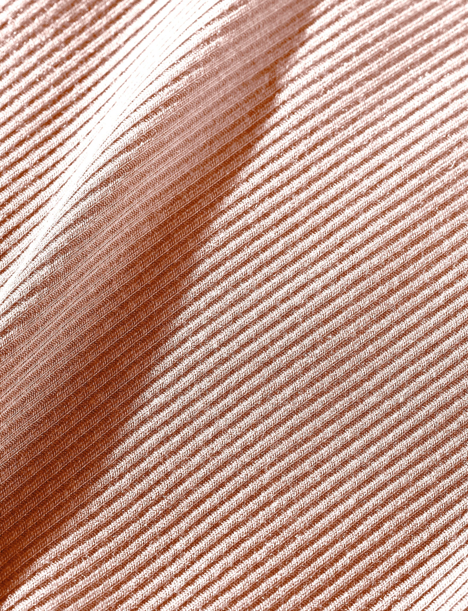 Women's Second Skin V-Neck Sleep Tee, Micro Rib::Pale Blush Micro Rib