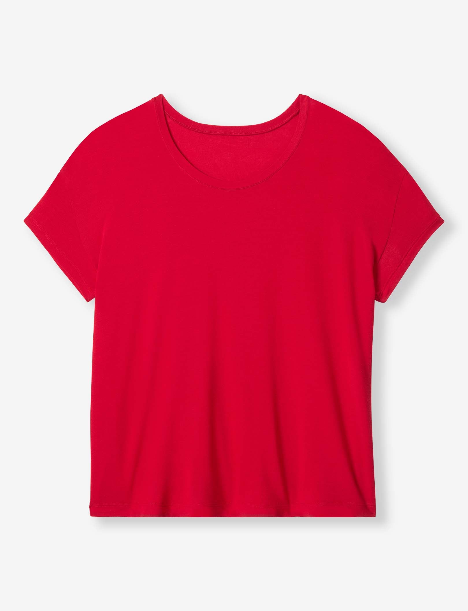 Women's Second Skin Sleep Tee::Haute Red