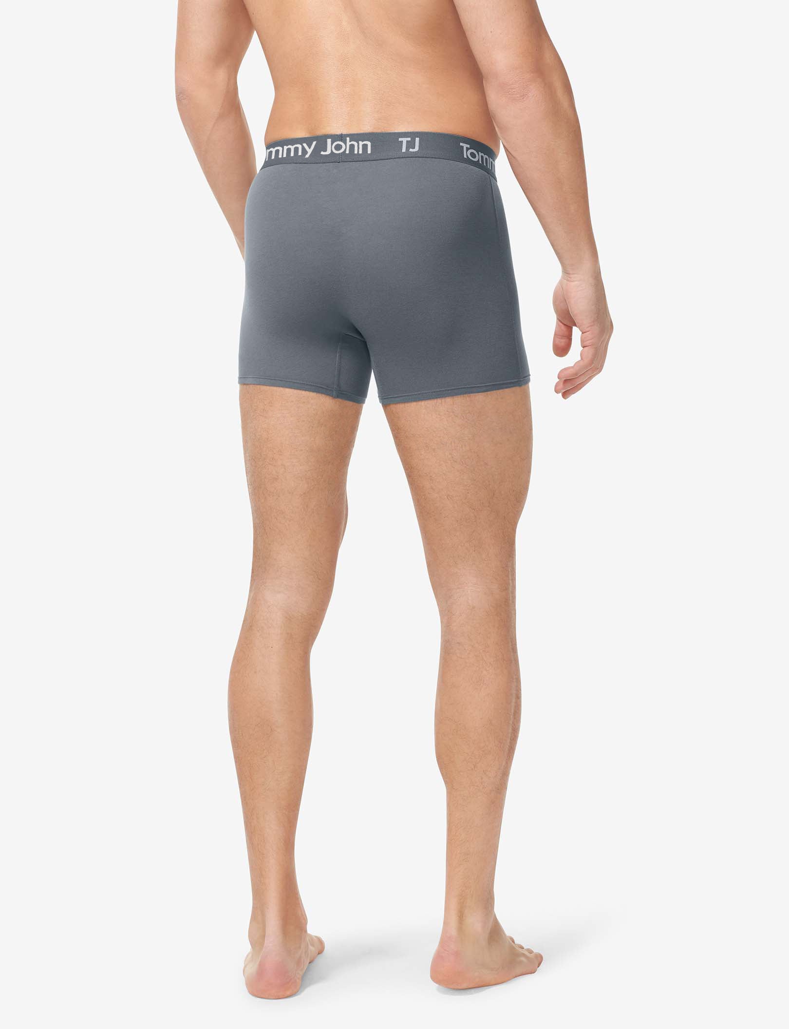 TJ Cotton Stretch Trunk 4” (2-Pack)::Dress Blues/Turbulence