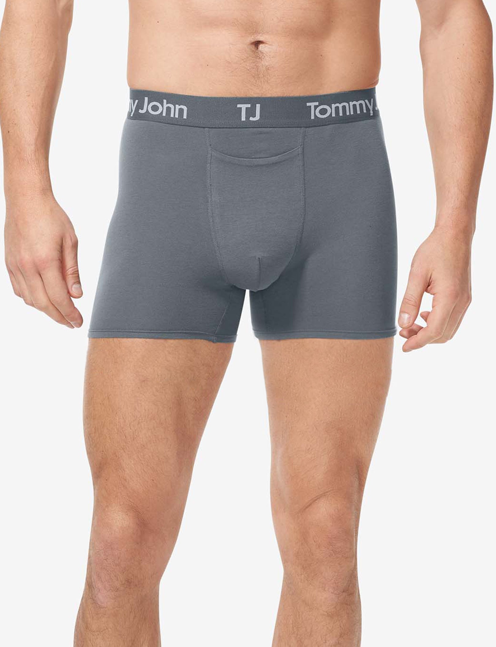 TJ Cotton Stretch Trunk 4” (2-Pack)::Dress Blues/Turbulence