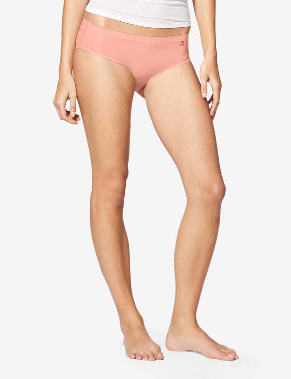 Women's Air Mesh Brief::Peach Bud